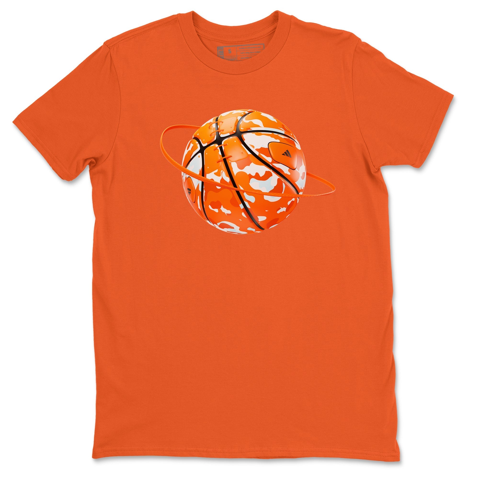 Camo Basketball Planet snkmatch Tee - Crazy 8 Team Orange