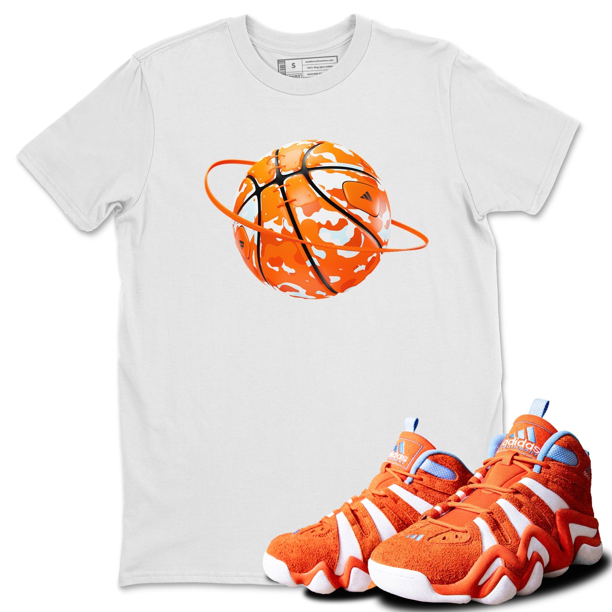Camo Basketball Planet snkmatch Tee - Crazy 8 Team Orange