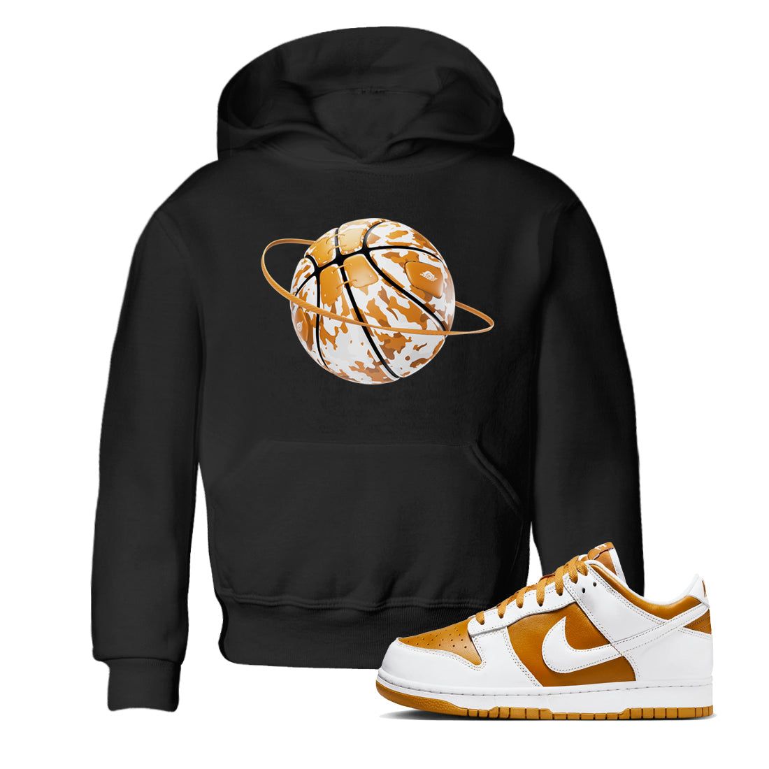 Camo Basketball Planet snkmatch Tees Kids - Dunk Dark Curry
