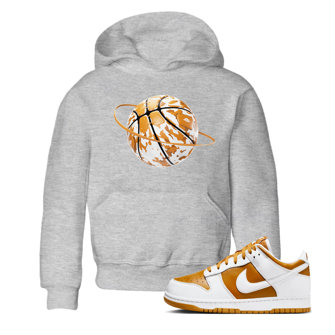 Camo Basketball Planet snkmatch Tees Kids - Dunk Dark Curry