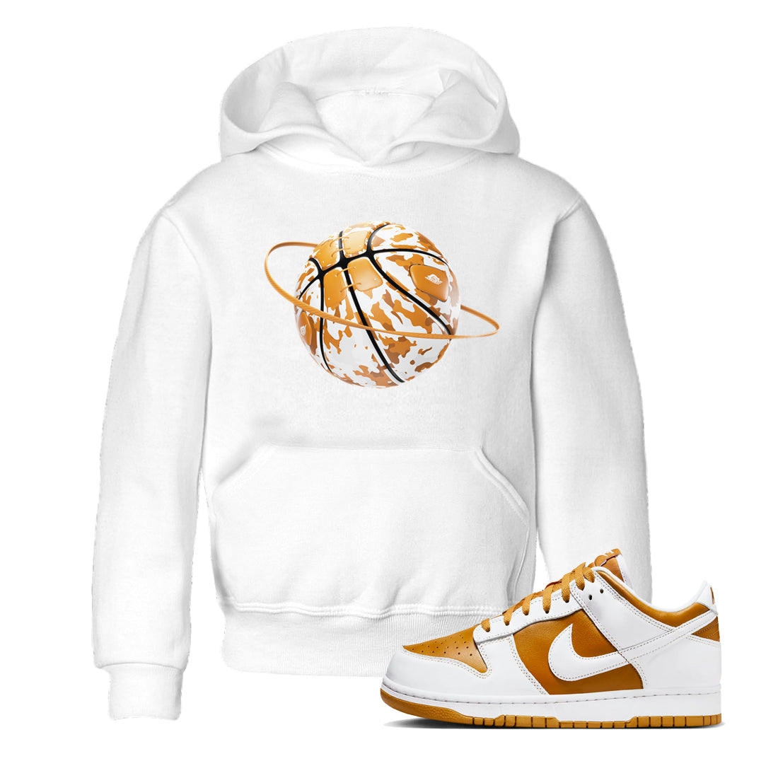 Camo Basketball Planet snkmatch Tees Kids - Dunk Dark Curry
