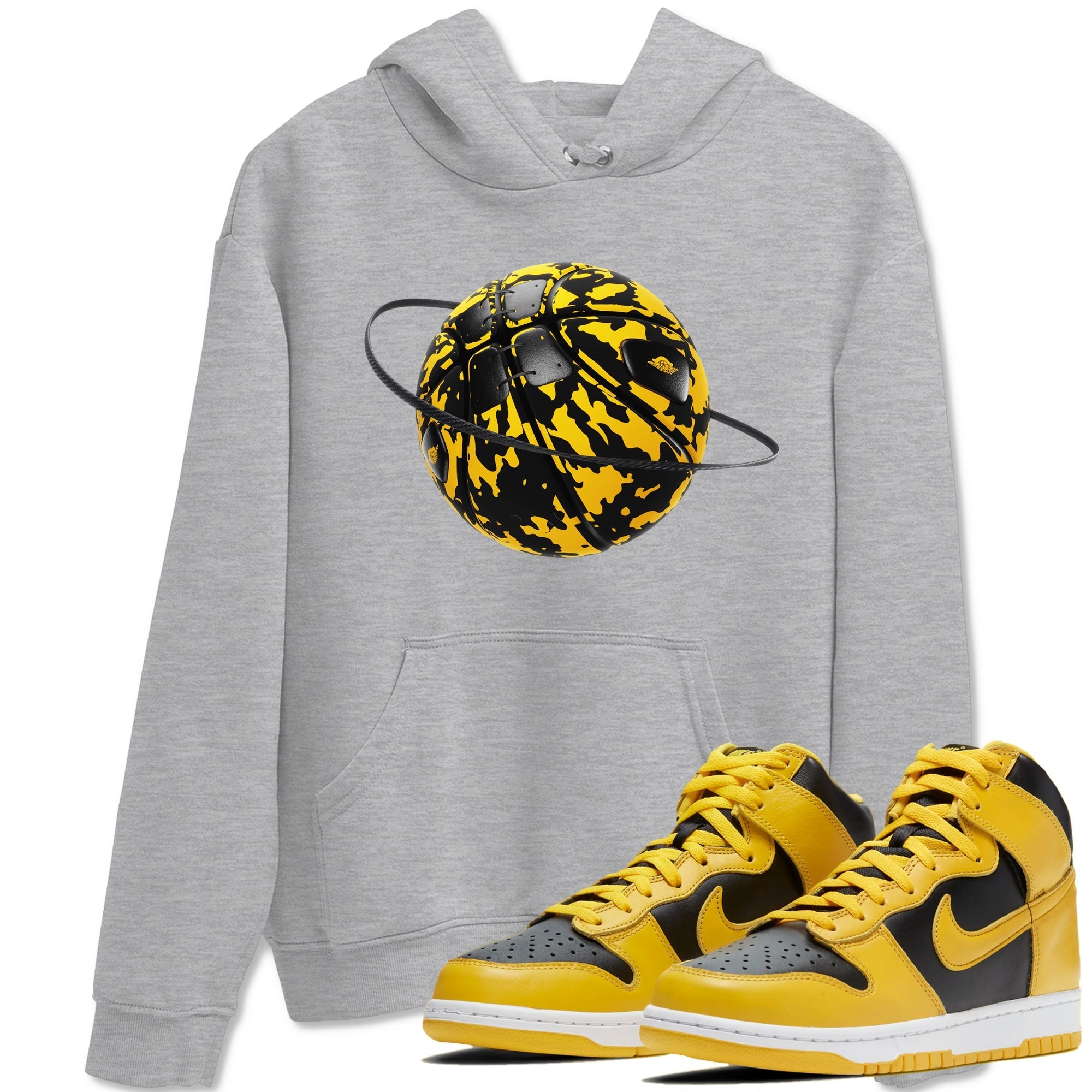 Camo Basketball Planet snkmatch Tees - Dunk High Pollen