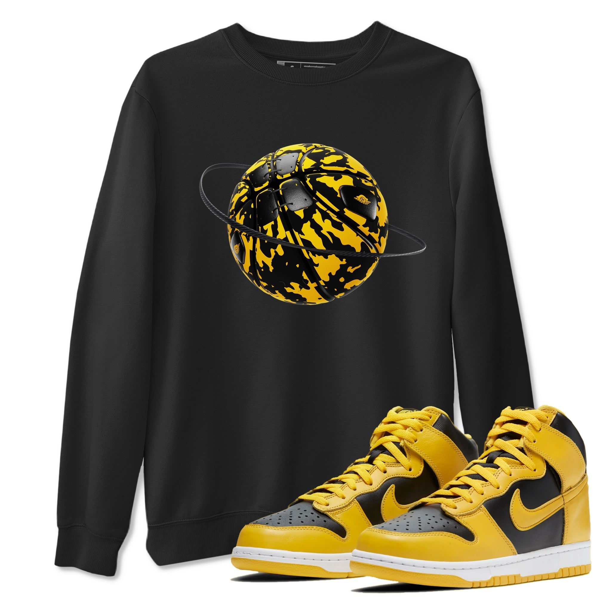 Camo Basketball Planet snkmatch Tees - Dunk High Pollen