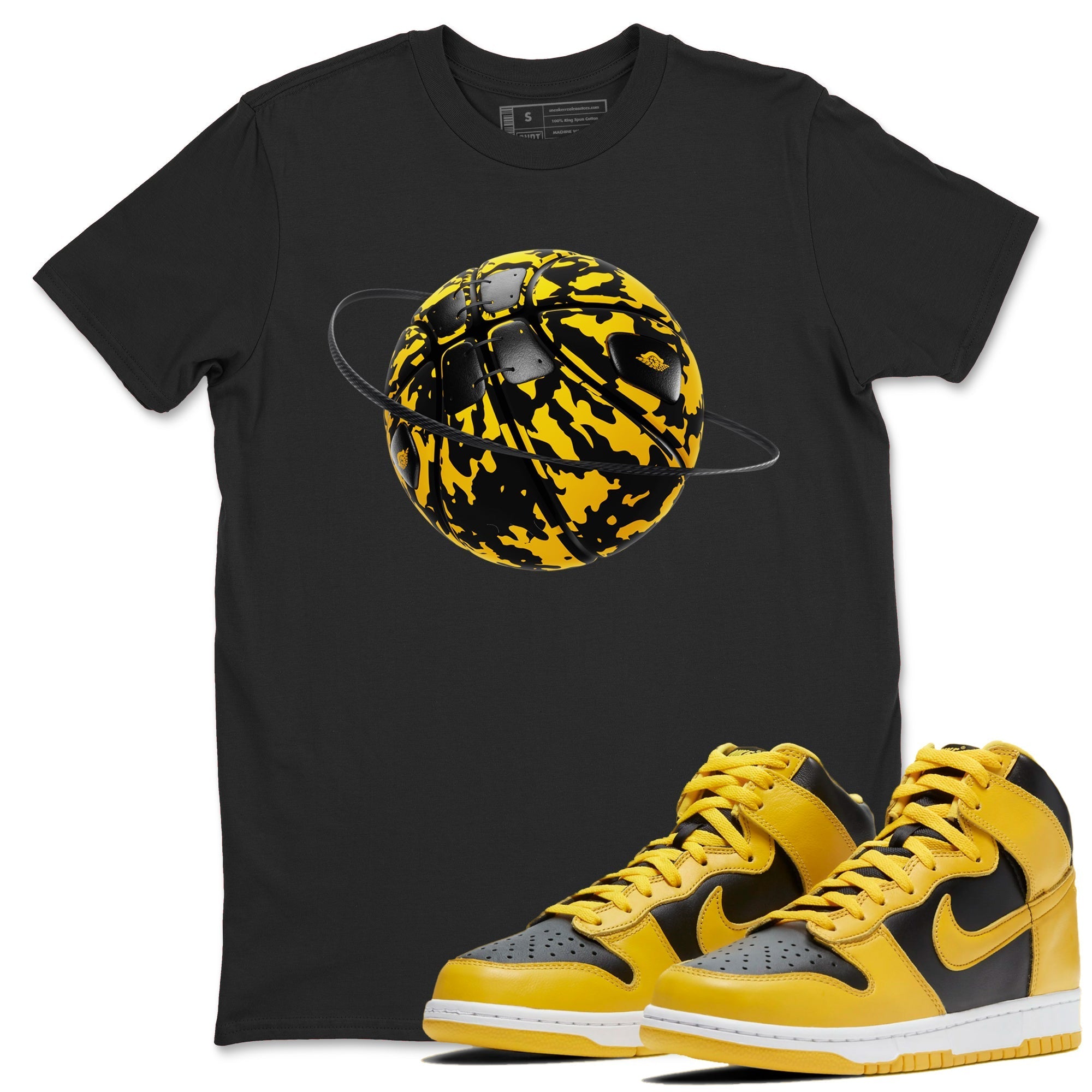 Camo Basketball Planet snkmatch Tees - Dunk High Pollen