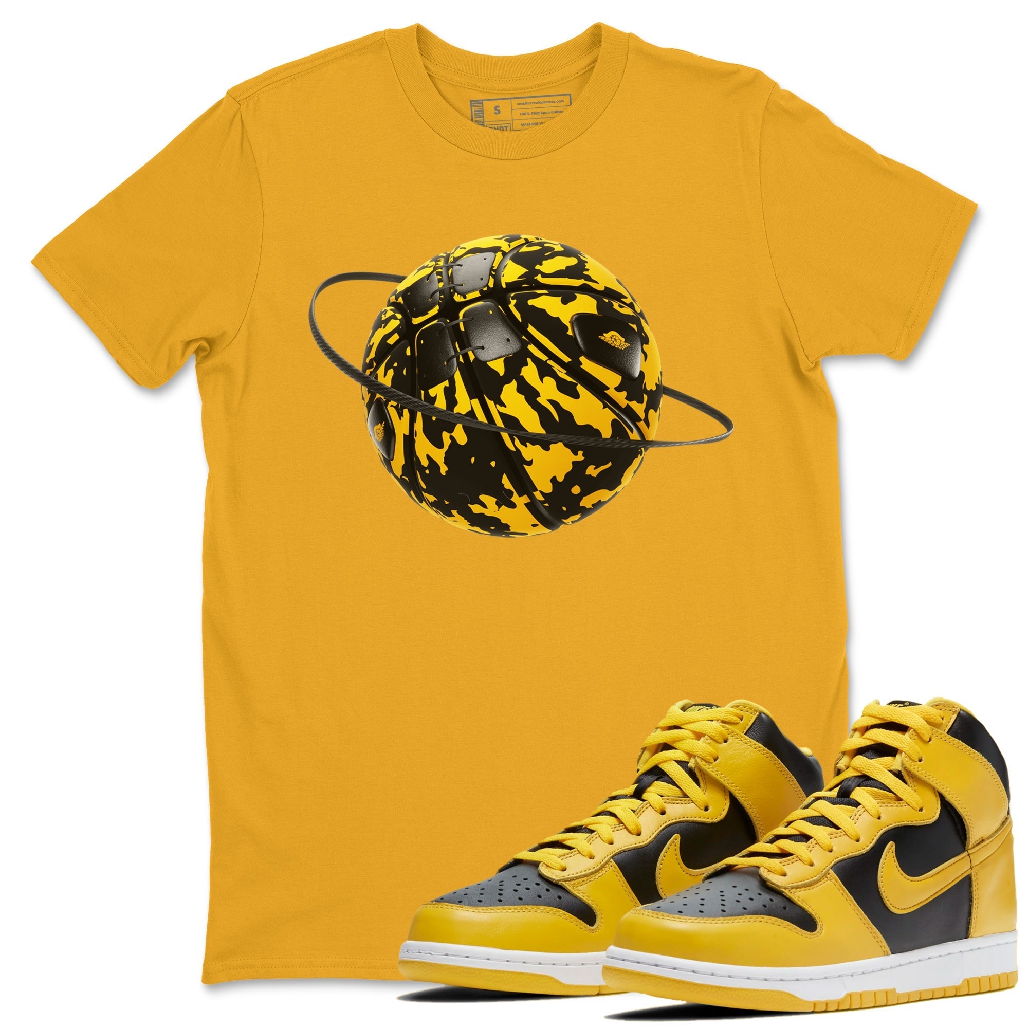 Camo Basketball Planet snkmatch Tees - Dunk High Pollen