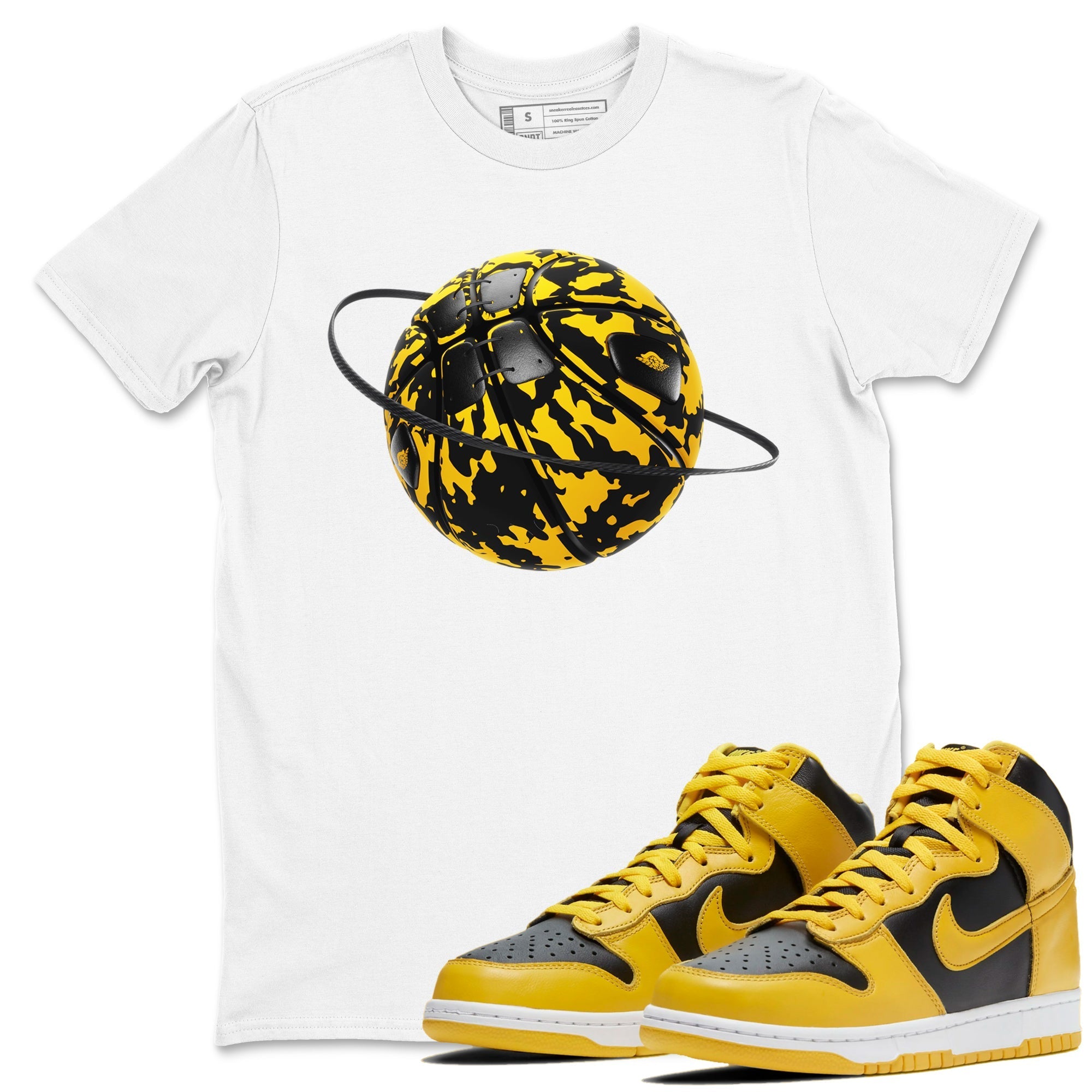 Camo Basketball Planet snkmatch Tees - Dunk High Pollen