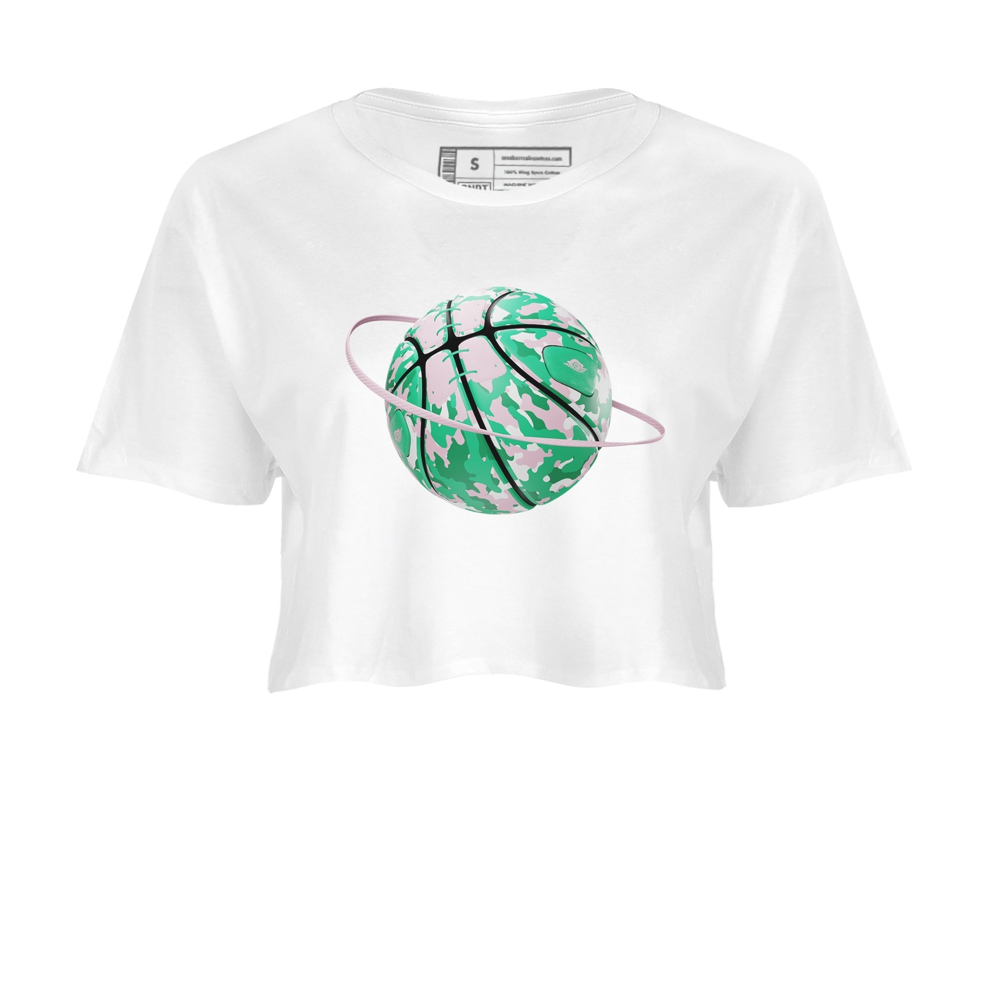 Camo Basketball Planet snkmatch Women's Top - Dunk Medium Soft Pink Malachite