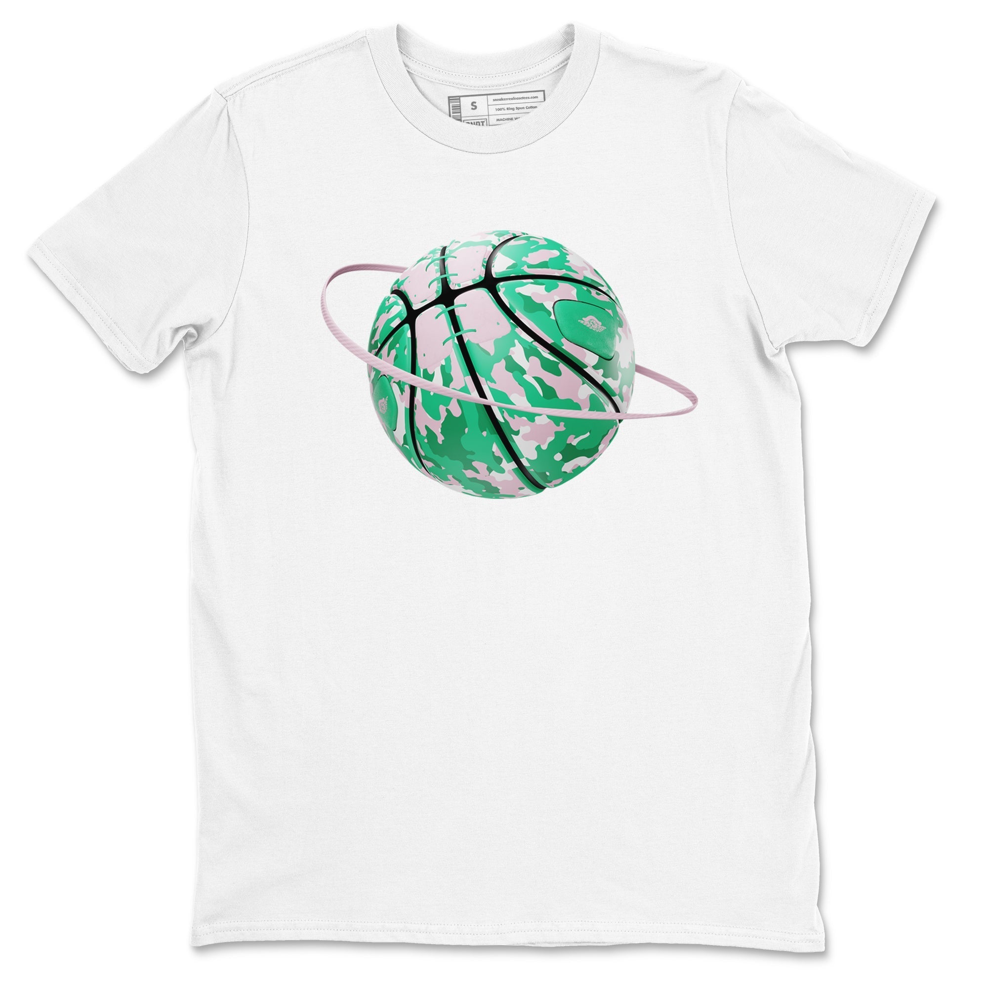 Camo Basketball Planet snkmatch Tees - Dunk Medium Soft Pink Malachite