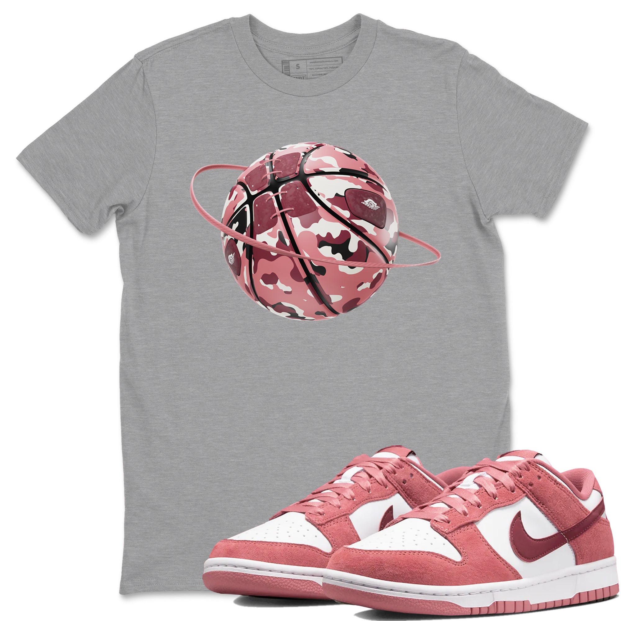 Camo Basketball Planet snkmatch Tee - Dunk Valentines Day 2024