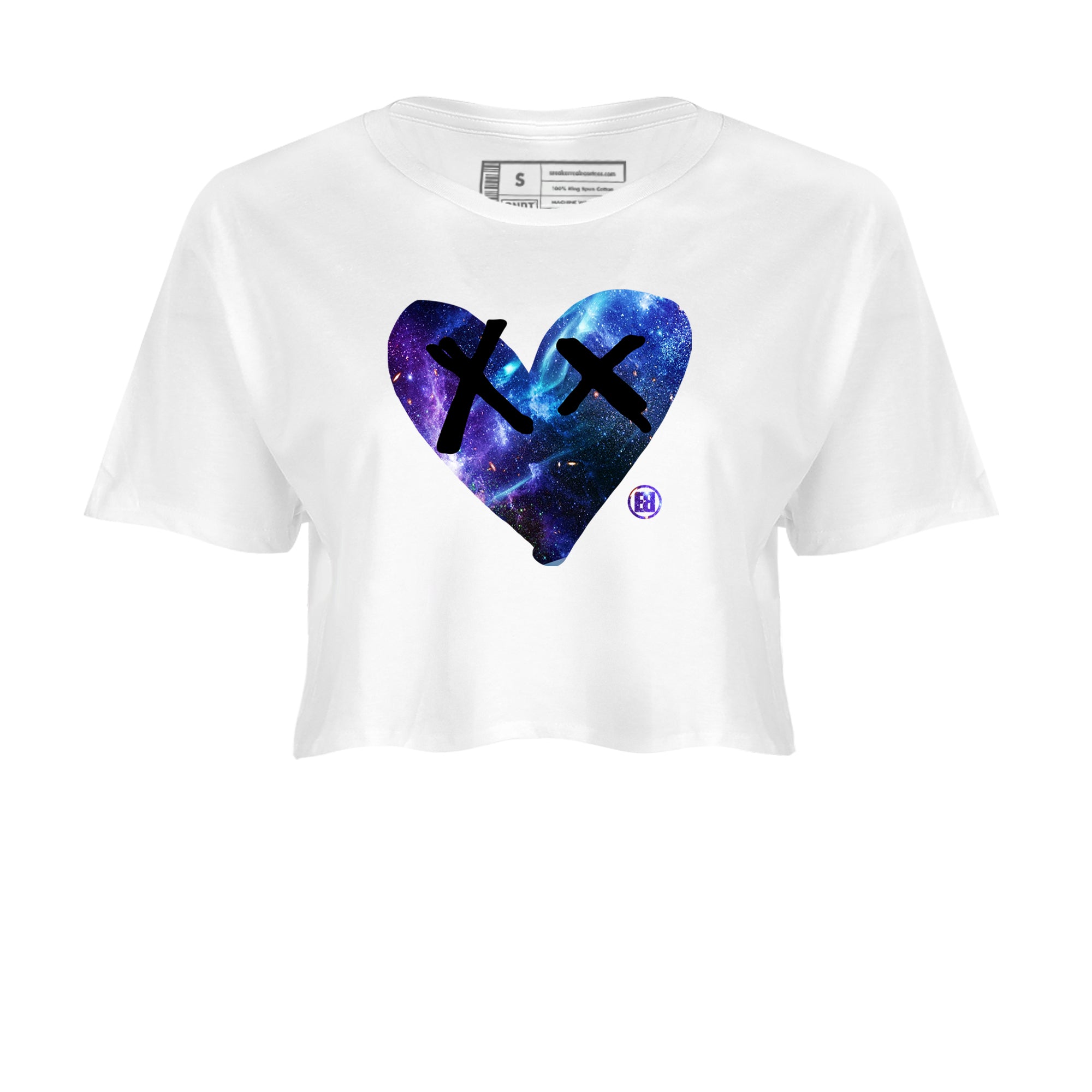 Camo Heart snkmatch Women's Top - Air Foamposite One Galaxy