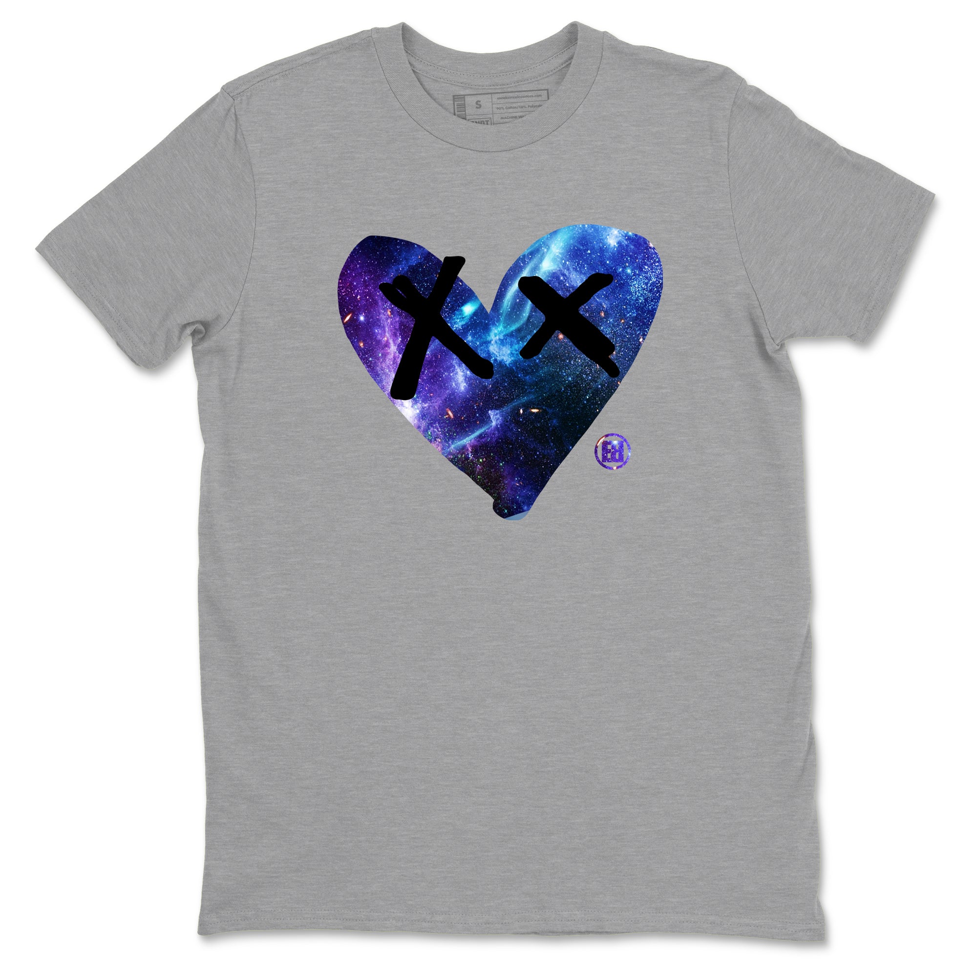 Camo Heart snkmatch Tees - Air Foamposite One Galaxy
