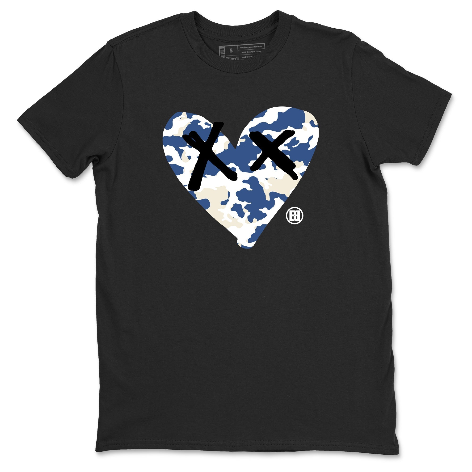 Camo Heart snkmatch Tees - Air Jordan 3 A Ma Maniere x Diffused Blue