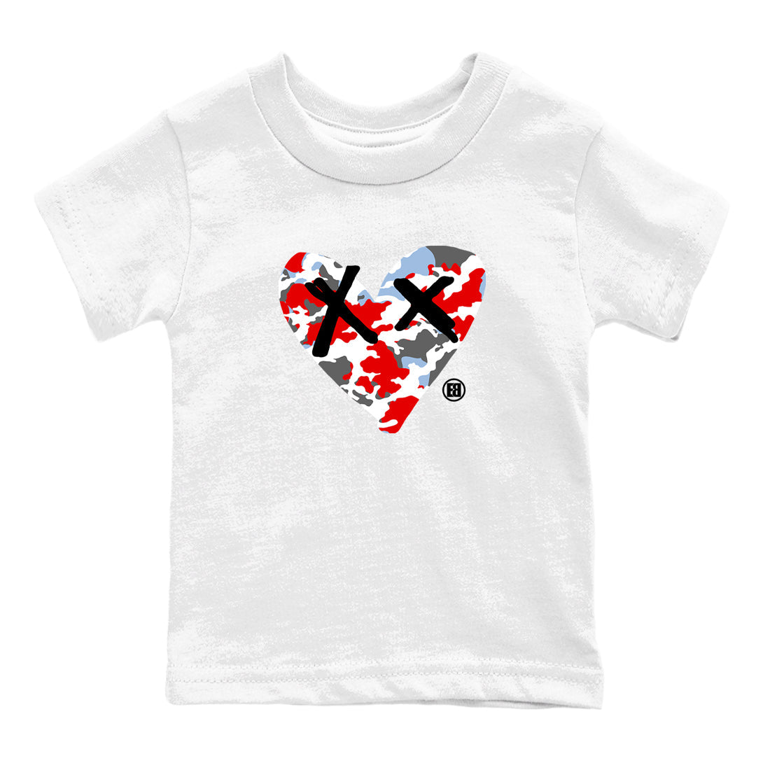 Camo Heart snkmatch Tees Kids - Air Jordan 5 Reimagined