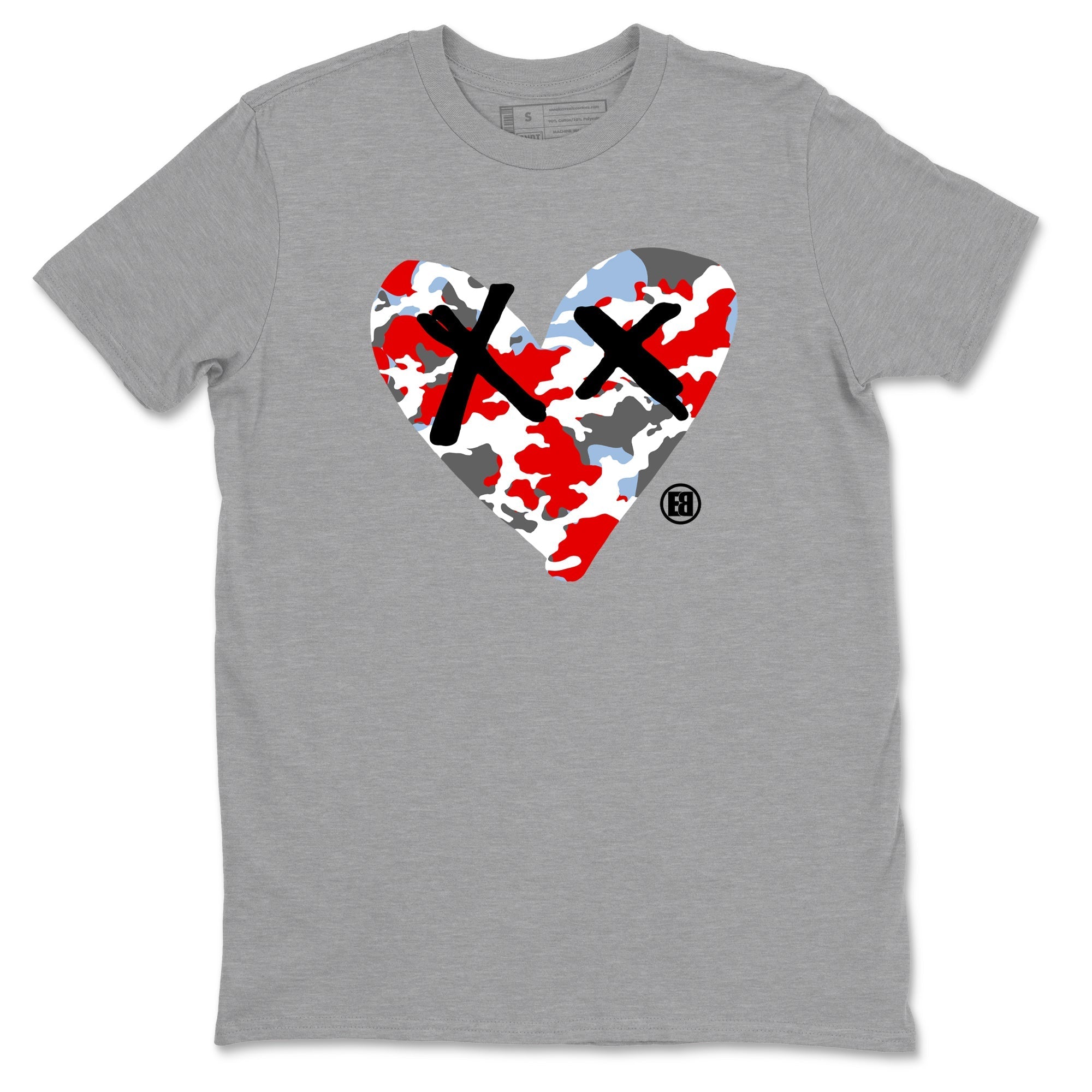 Camo Heart snkmatch Tees - Air Jordan 5 Reimagined