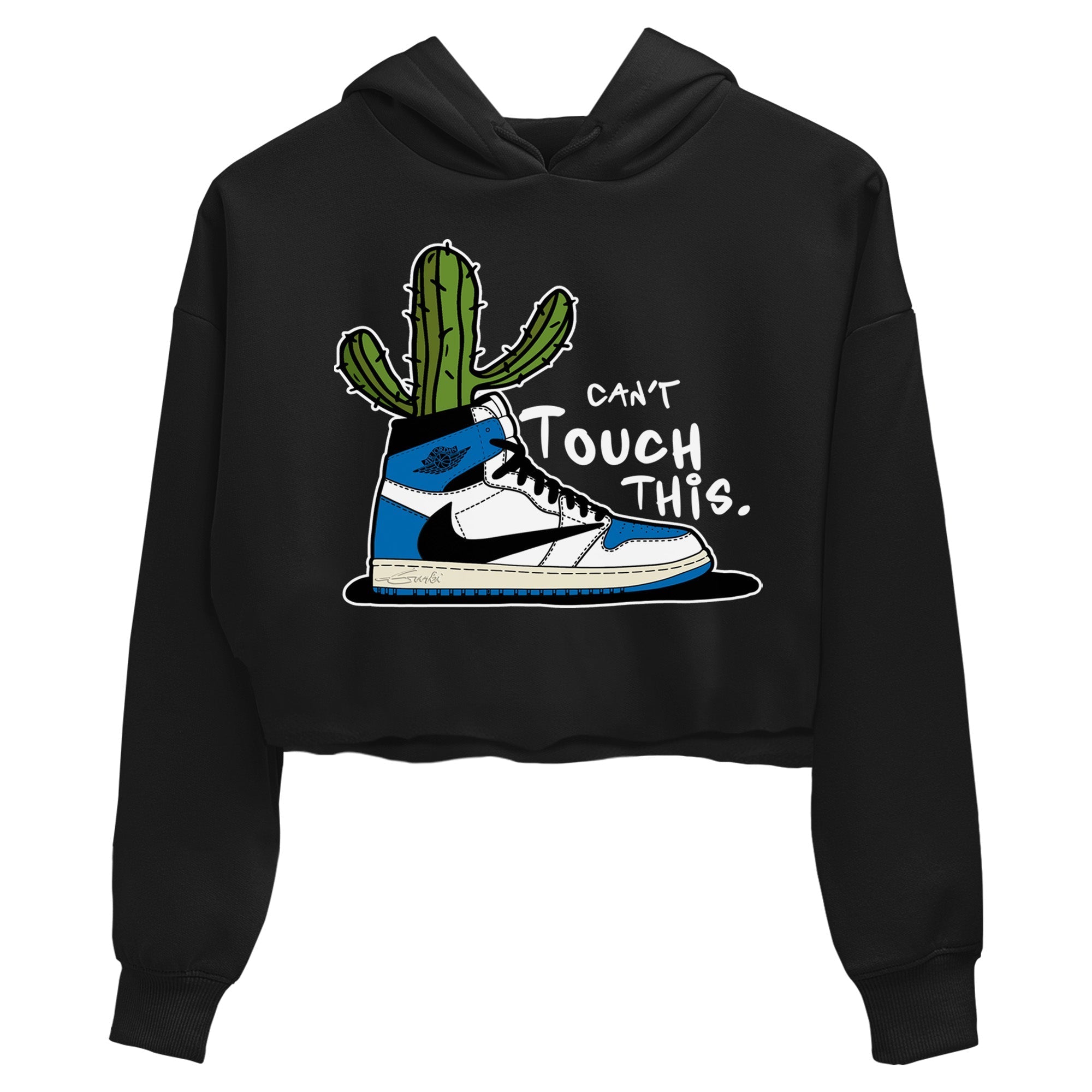 Can't Touch This Women's Tops - Air Jordan 1 Travis Scott Fragment