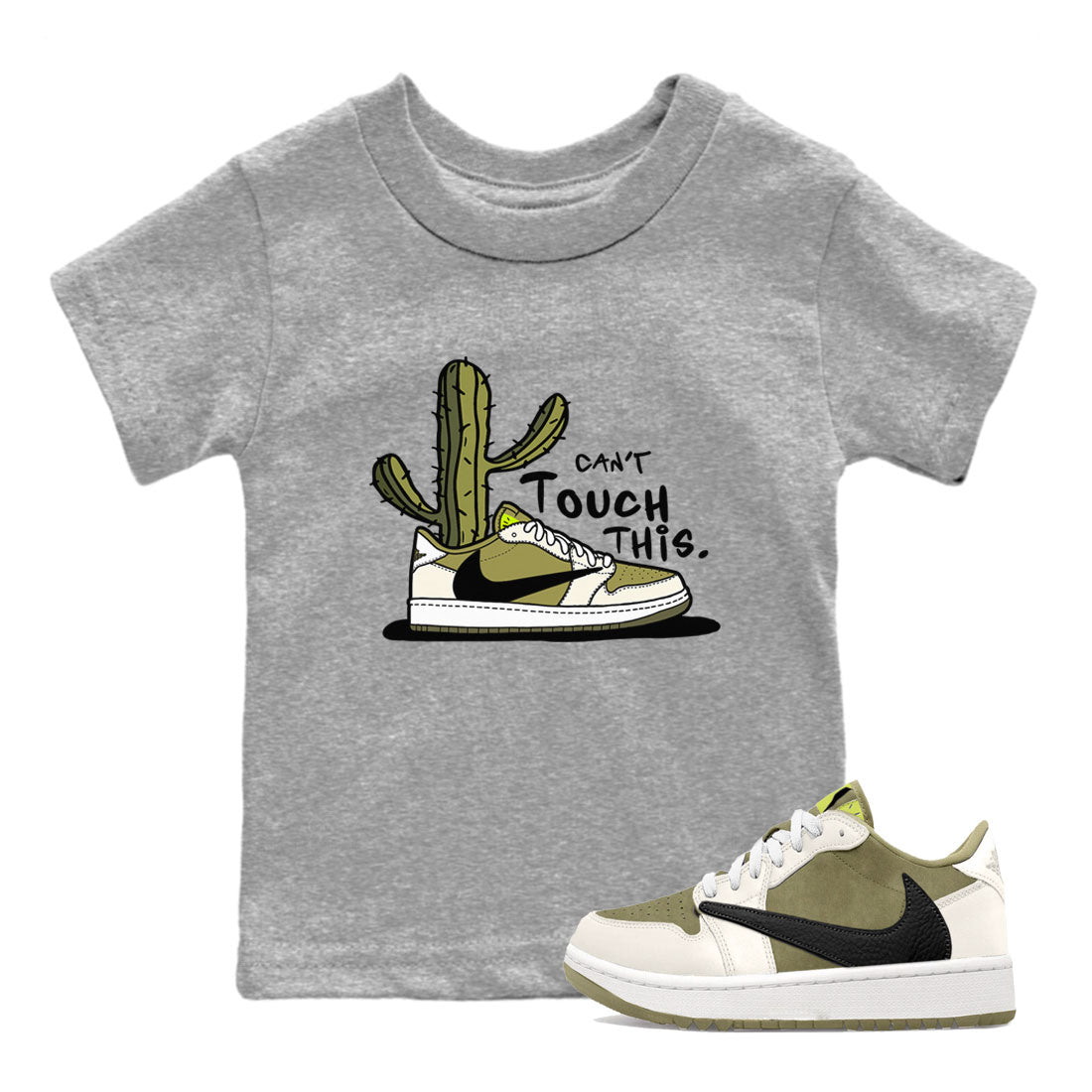 Can't Touch This snkmatch Tee Kids - Air Jordan 1 Travis Scott Golf