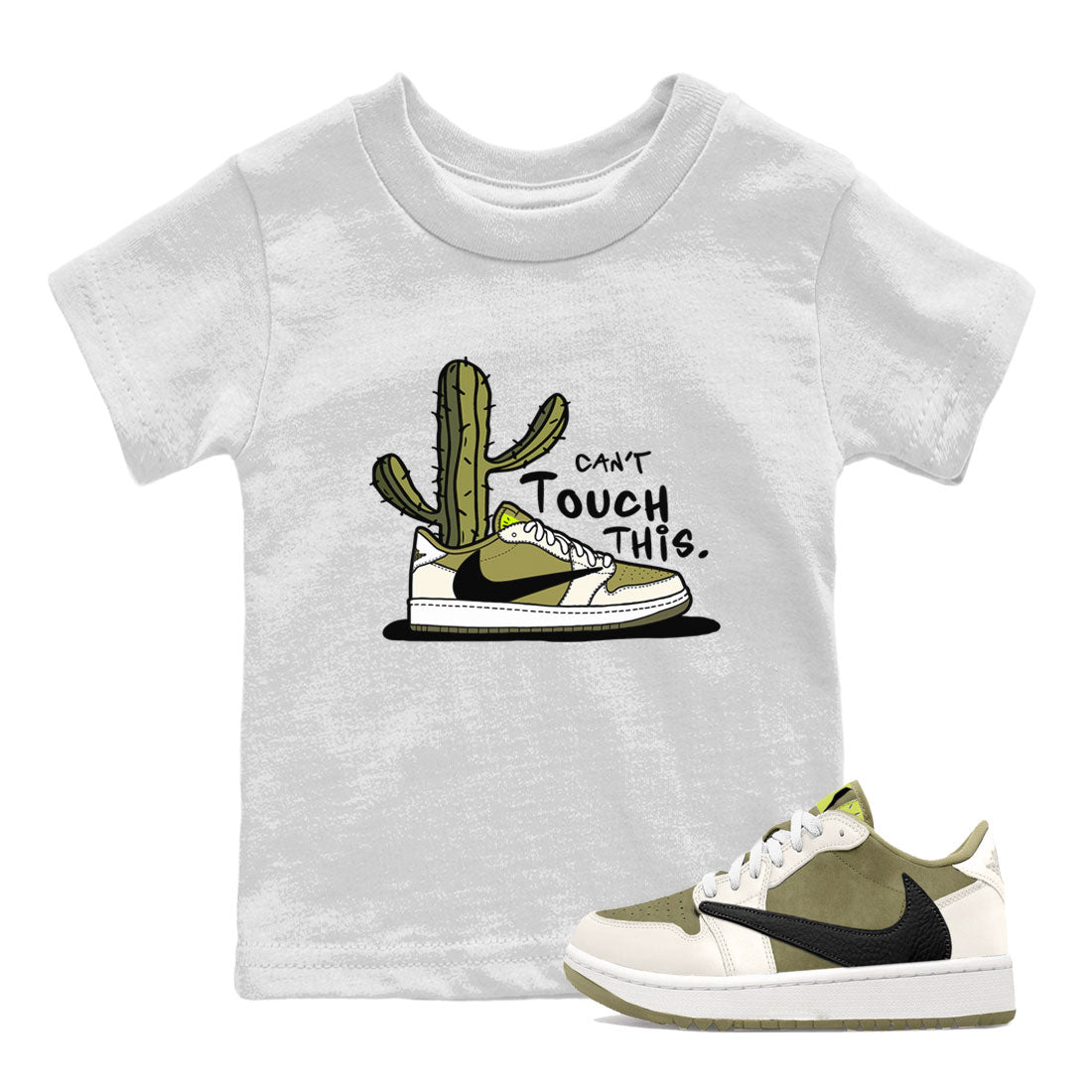 Can't Touch This snkmatch Tee Kids - Air Jordan 1 Travis Scott Golf