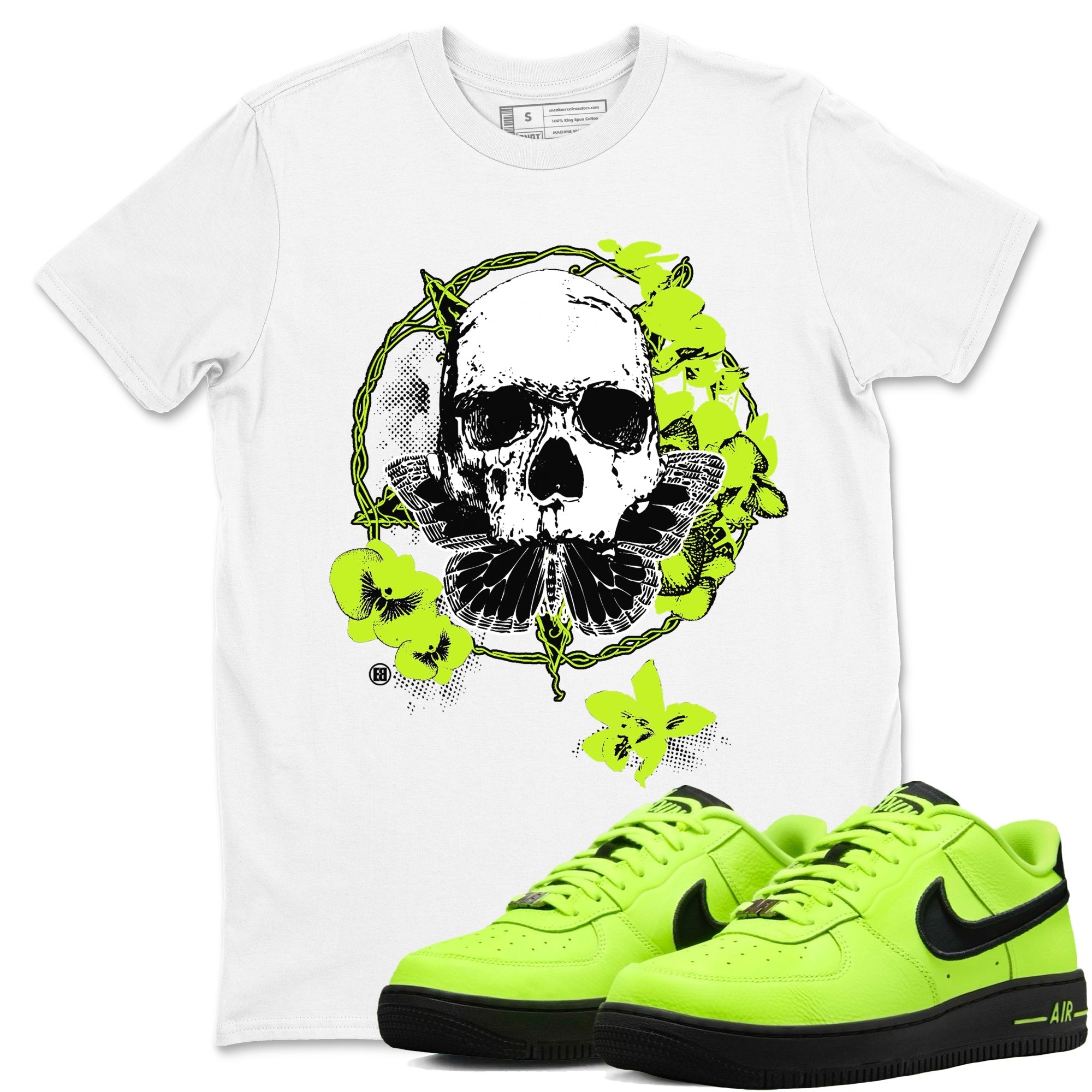 Carpe Diem Skull snkmatch Tees - Air Force 1 Volt