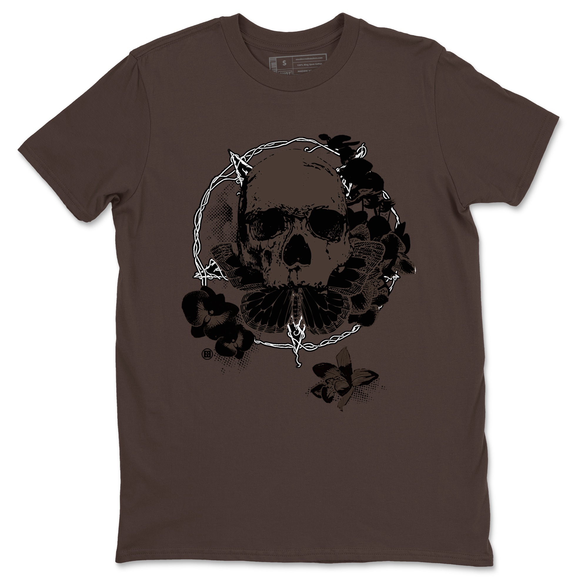 Carpe Diem Skull snkmatch Tees - Air Jordan 1 Travis Scott Velvet Brown