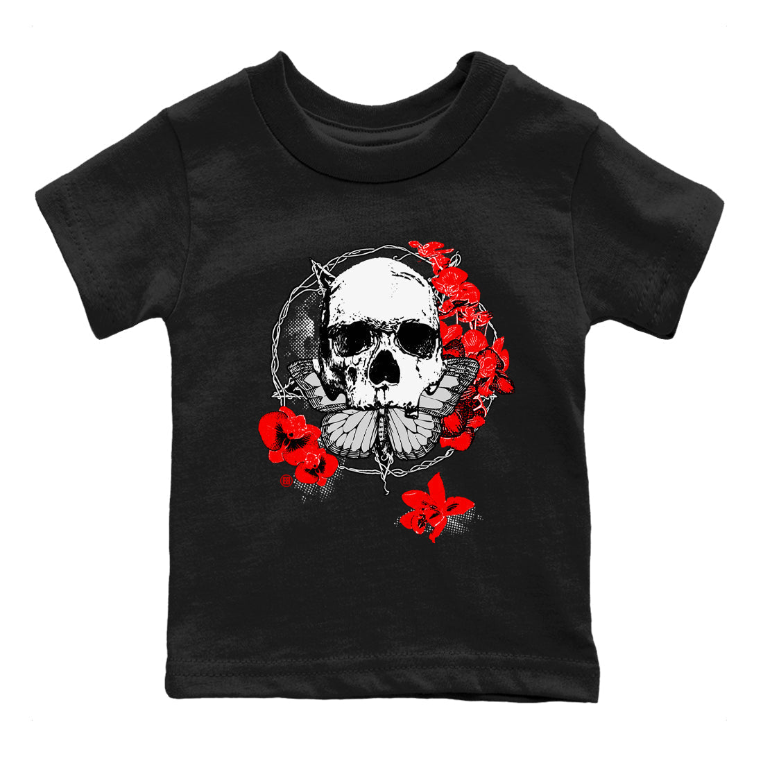 Carpe Diem Skull snkmatch Tees Kids - Air Jordan 11 Bred Velvet