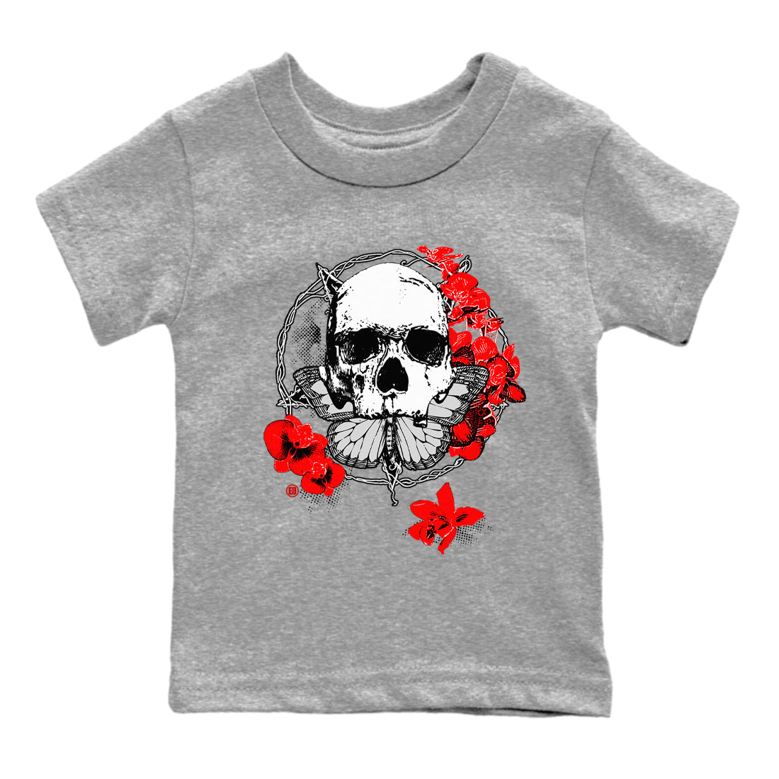 Carpe Diem Skull snkmatch Tees Kids - Air Jordan 11 Bred Velvet