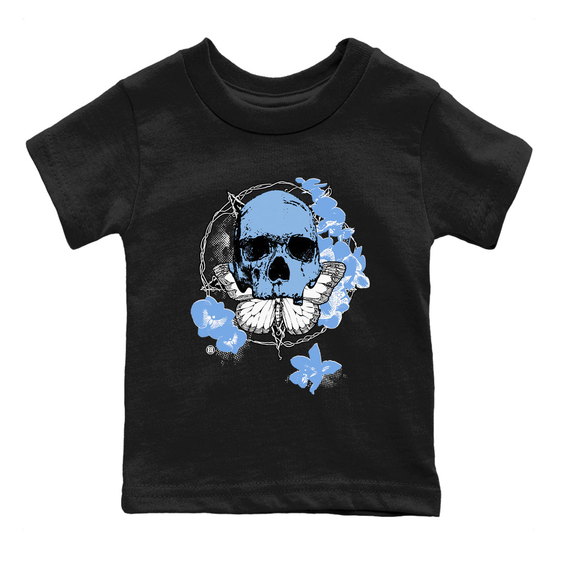 Carpe Diem Skull snkmatch Tees Kids - Air Jordan 11 Legend Blue