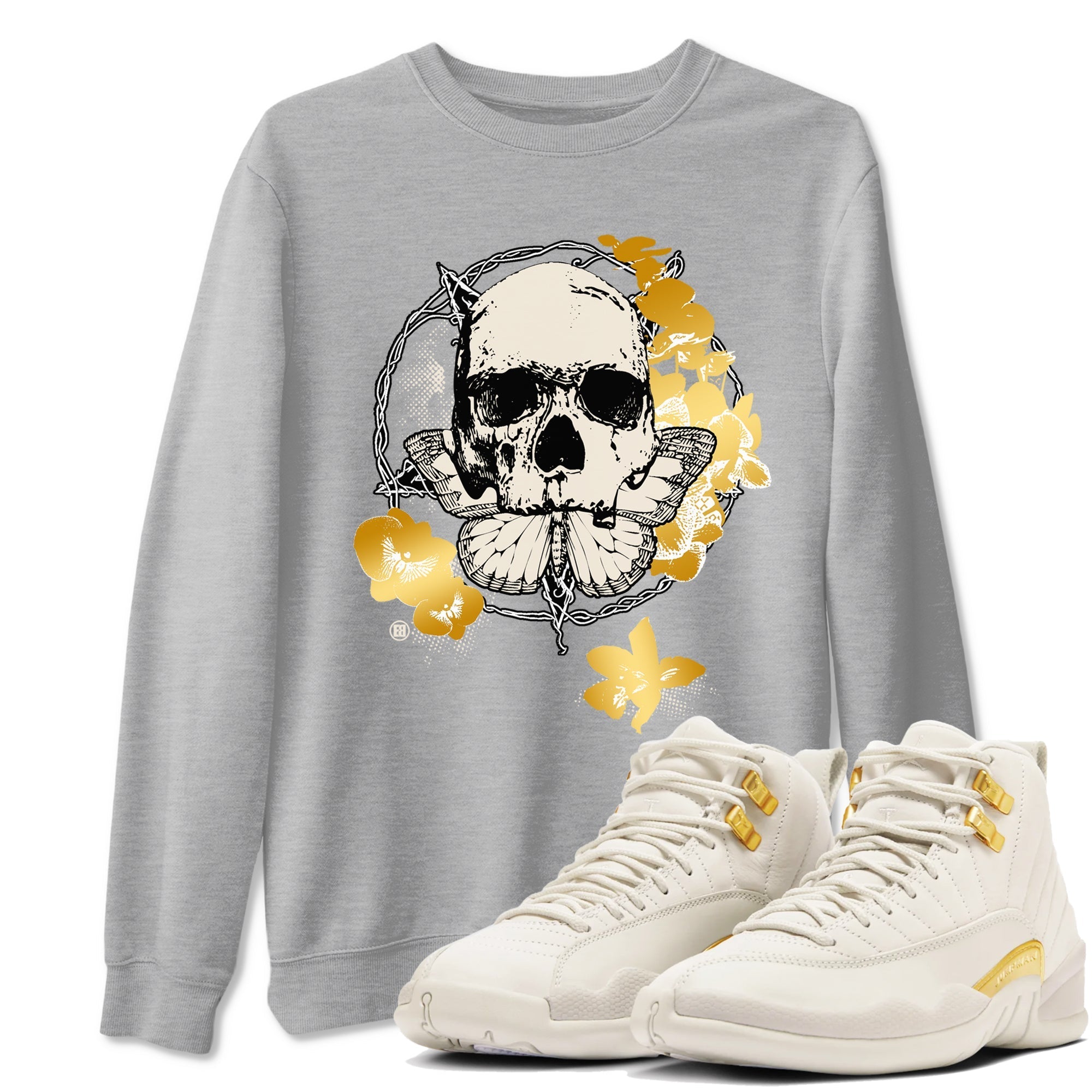Carpe Diem Skull snkmatch Tees - Air Jordan 12 Phantom