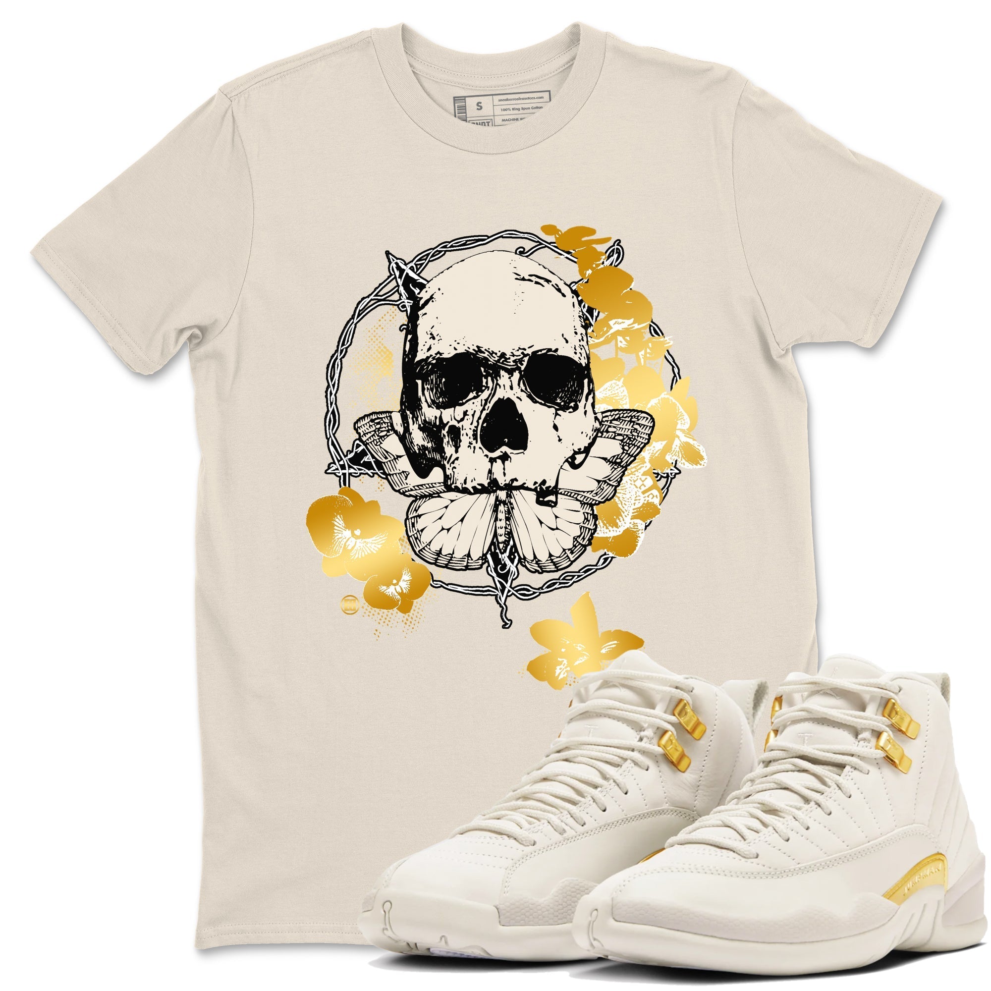 Carpe Diem Skull snkmatch Tees - Air Jordan 12 Phantom