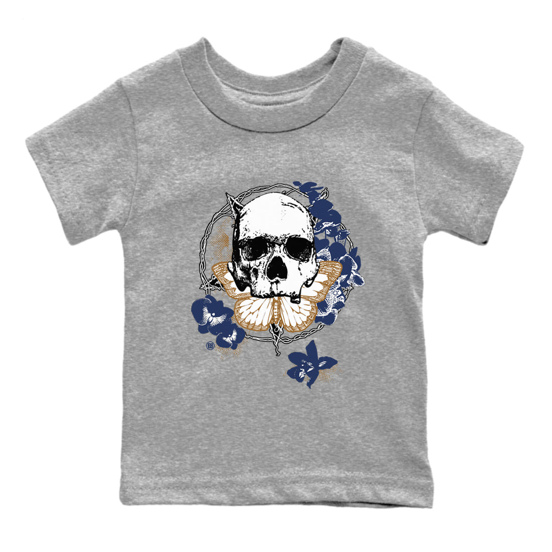 Carpe Diem Skull snkmatch Tees Kids - Air Jordan 13 Midnight Navy