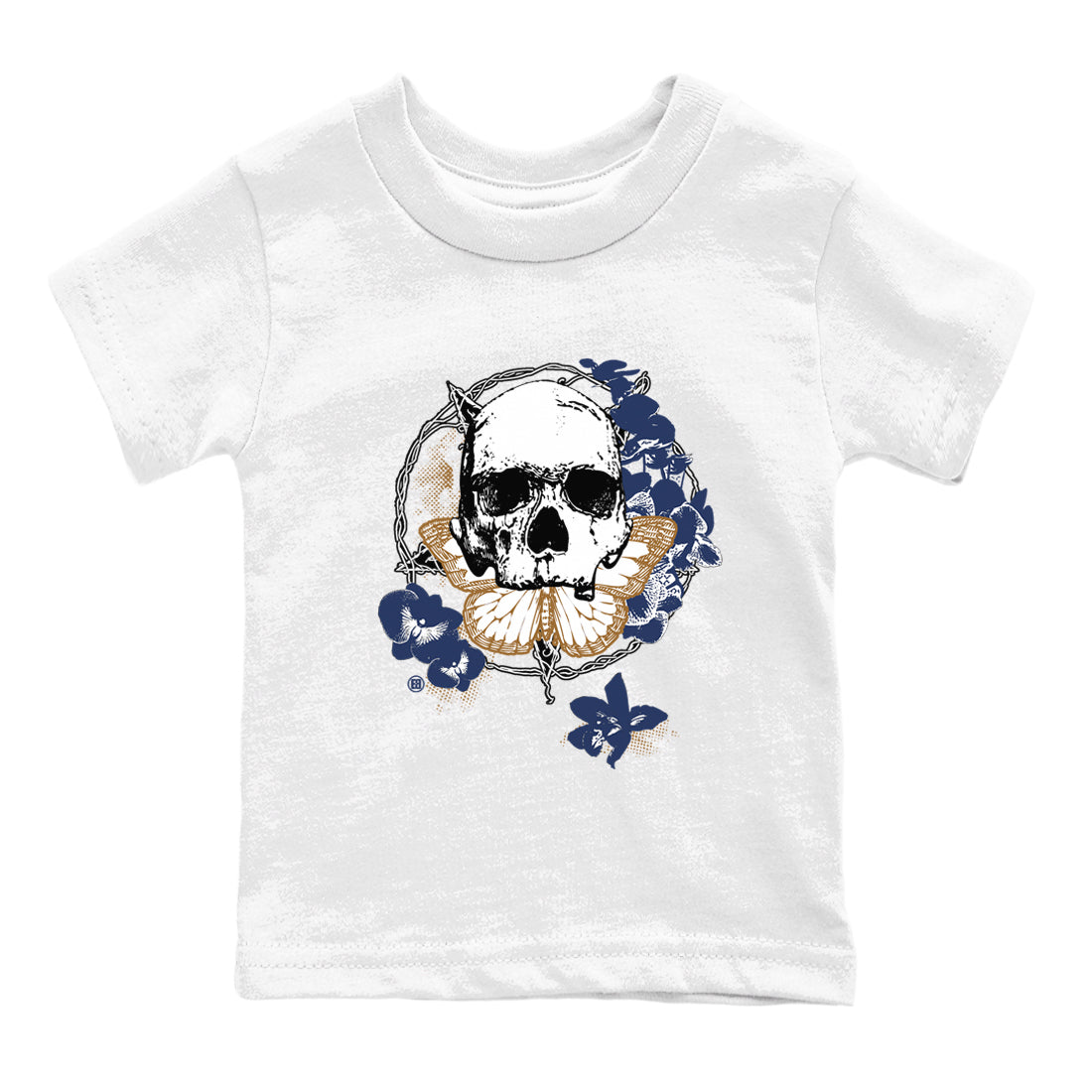 Carpe Diem Skull snkmatch Tees Kids - Air Jordan 13 Midnight Navy