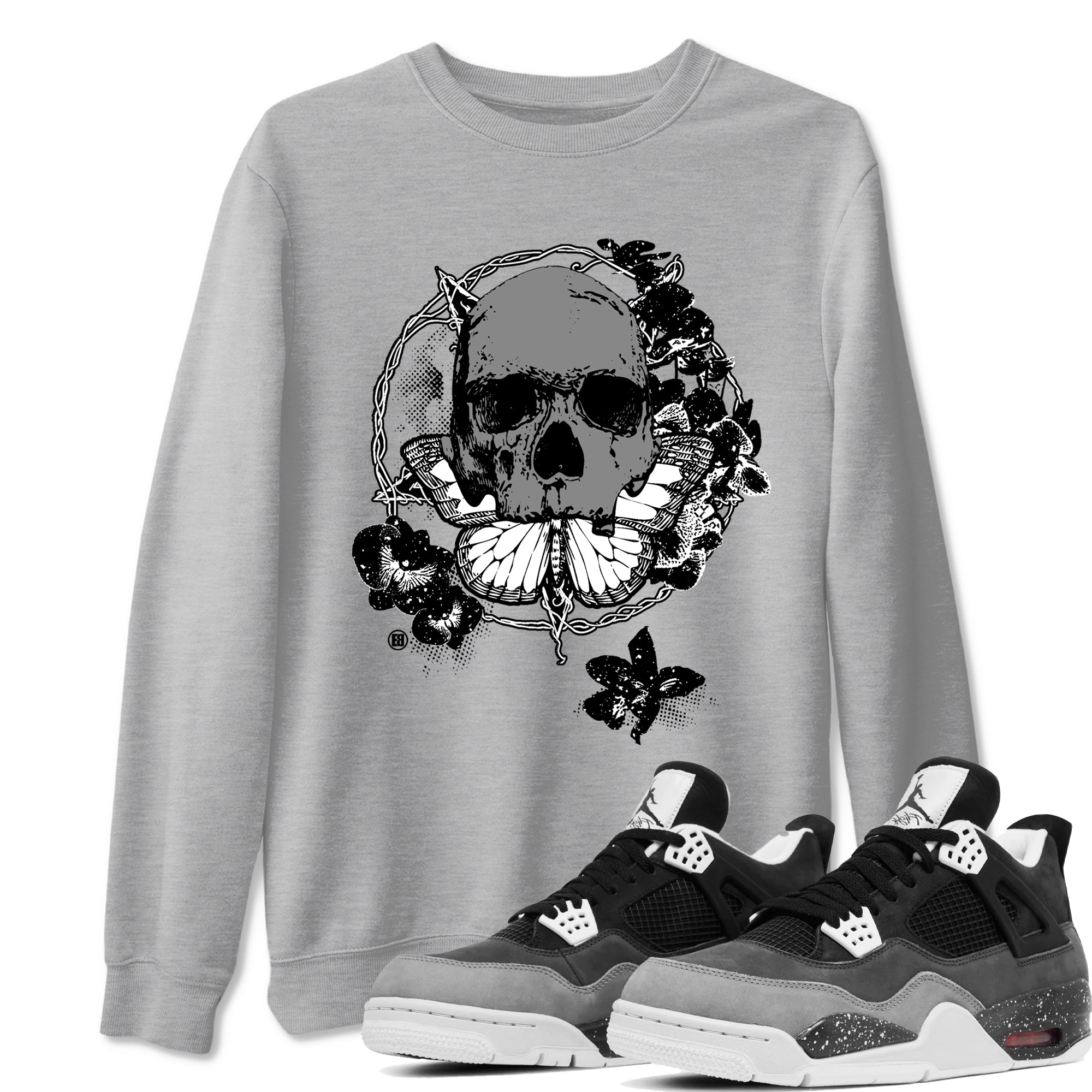 Carpe Diem Skull snkmatch Tees - Air Jordan 4 Fear