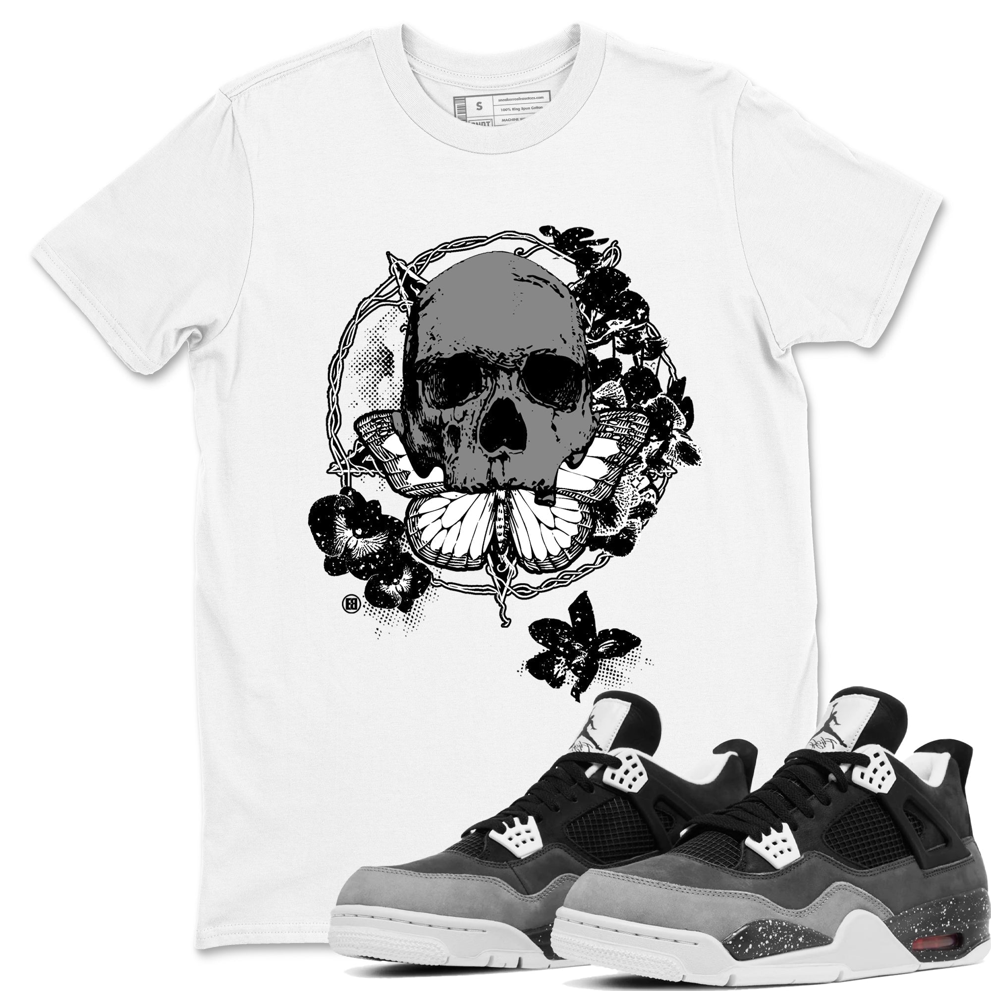 Carpe Diem Skull snkmatch Tees - Air Jordan 4 Fear