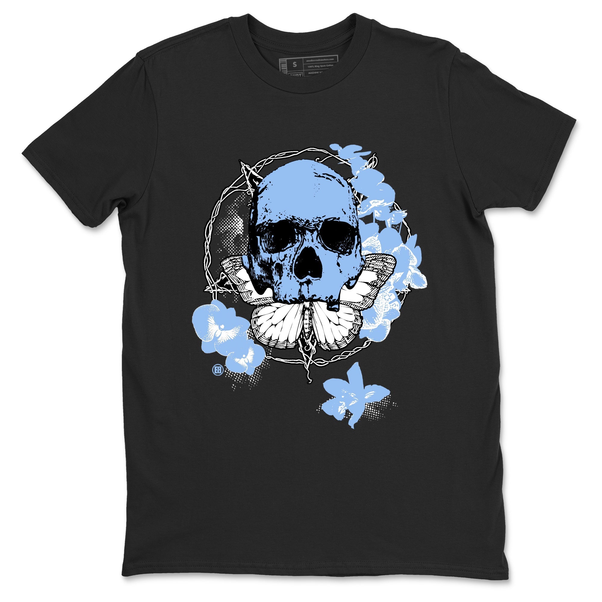 Carpe Diem Skull snkmatch Tees - Air Jordan 4 Forget Me Not