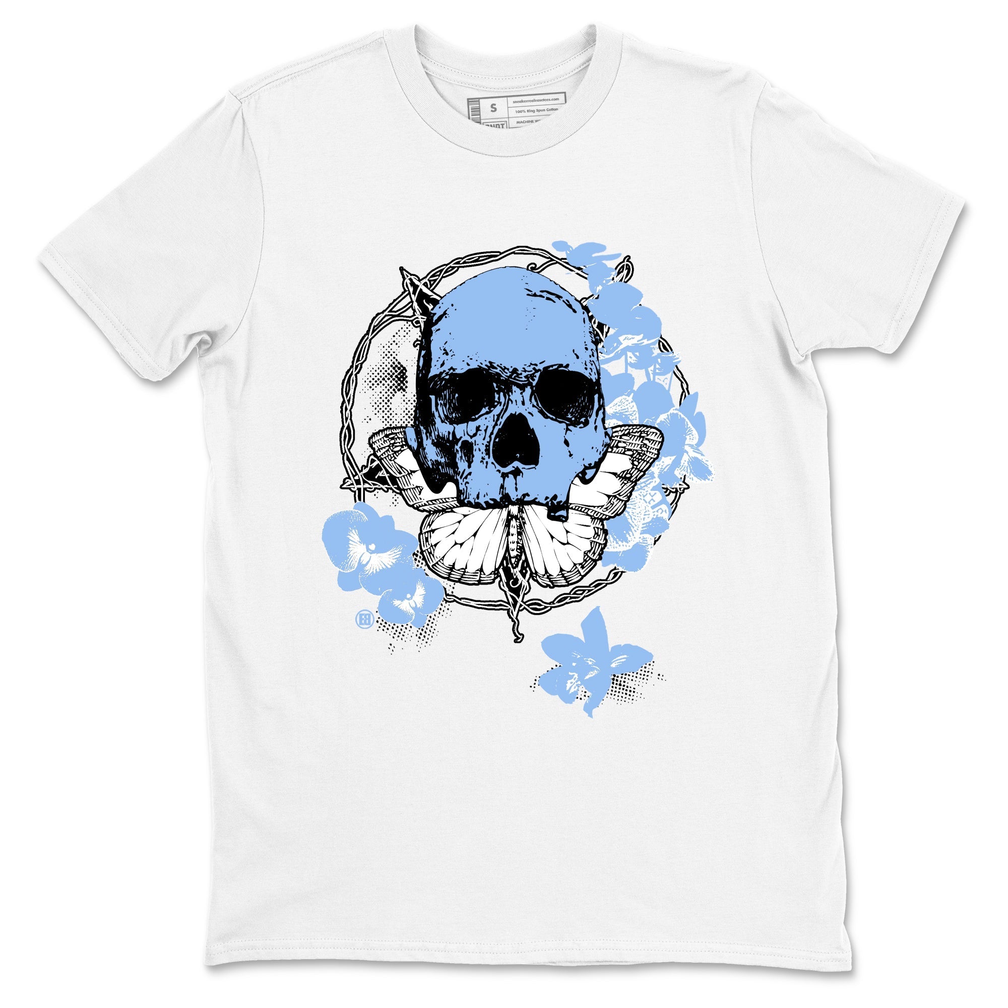 Carpe Diem Skull snkmatch Tees - Air Jordan 4 Forget Me Not