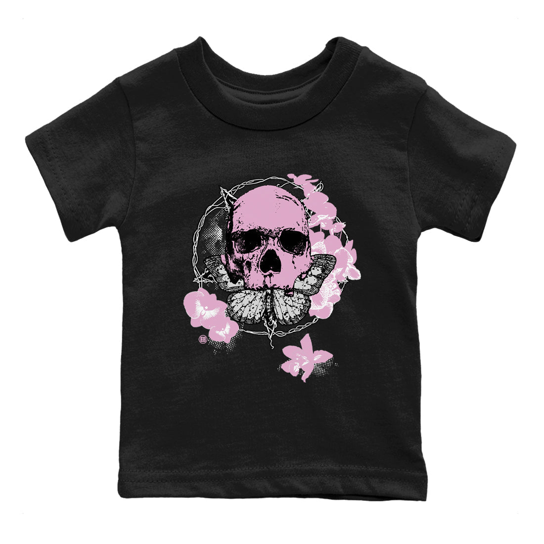 Carpe Diem Skull snkmatch Tees Kids - Air Jordan 4 Orchid