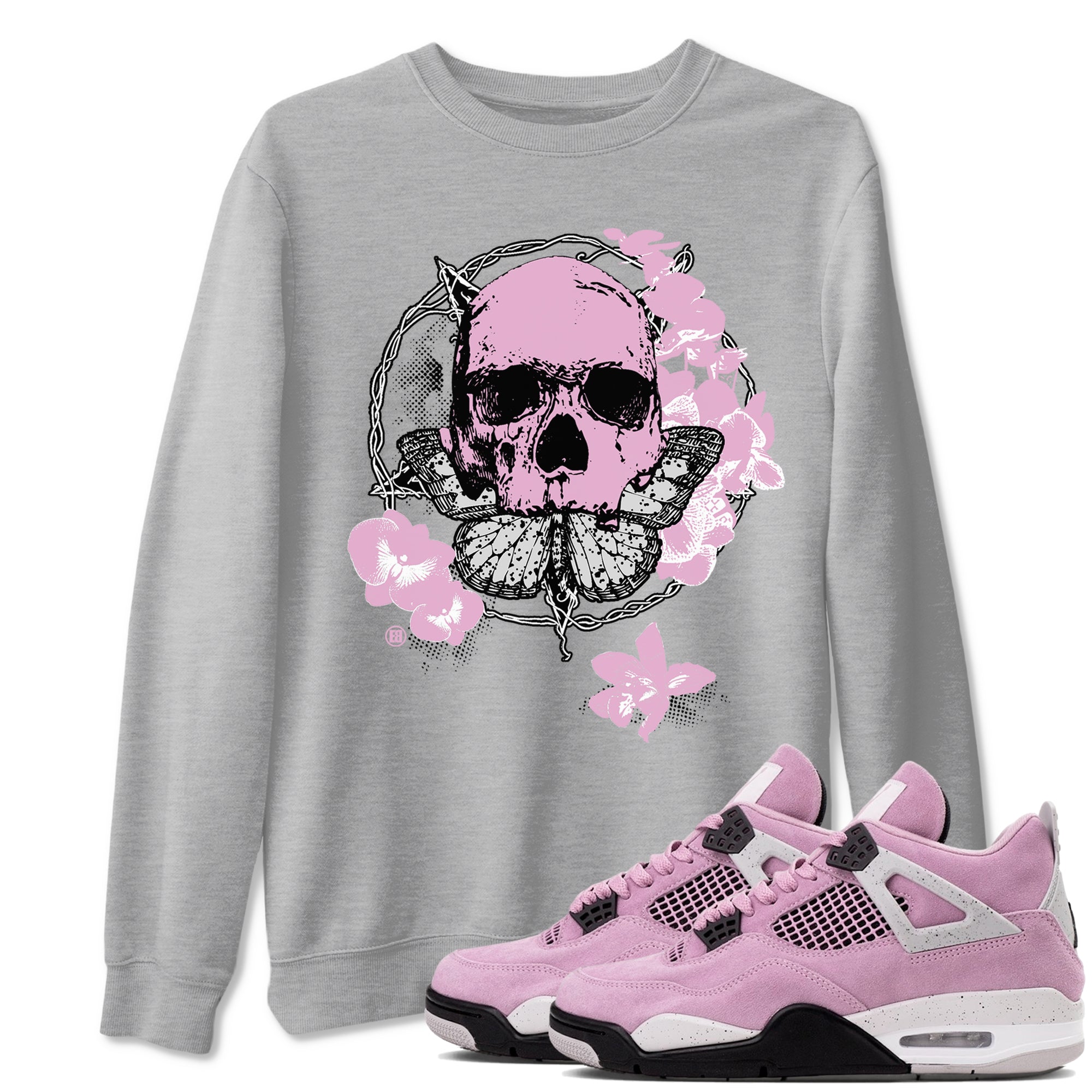 Carpe Diem Skull snkmatch Tees - Air Jordan 4 Orchid