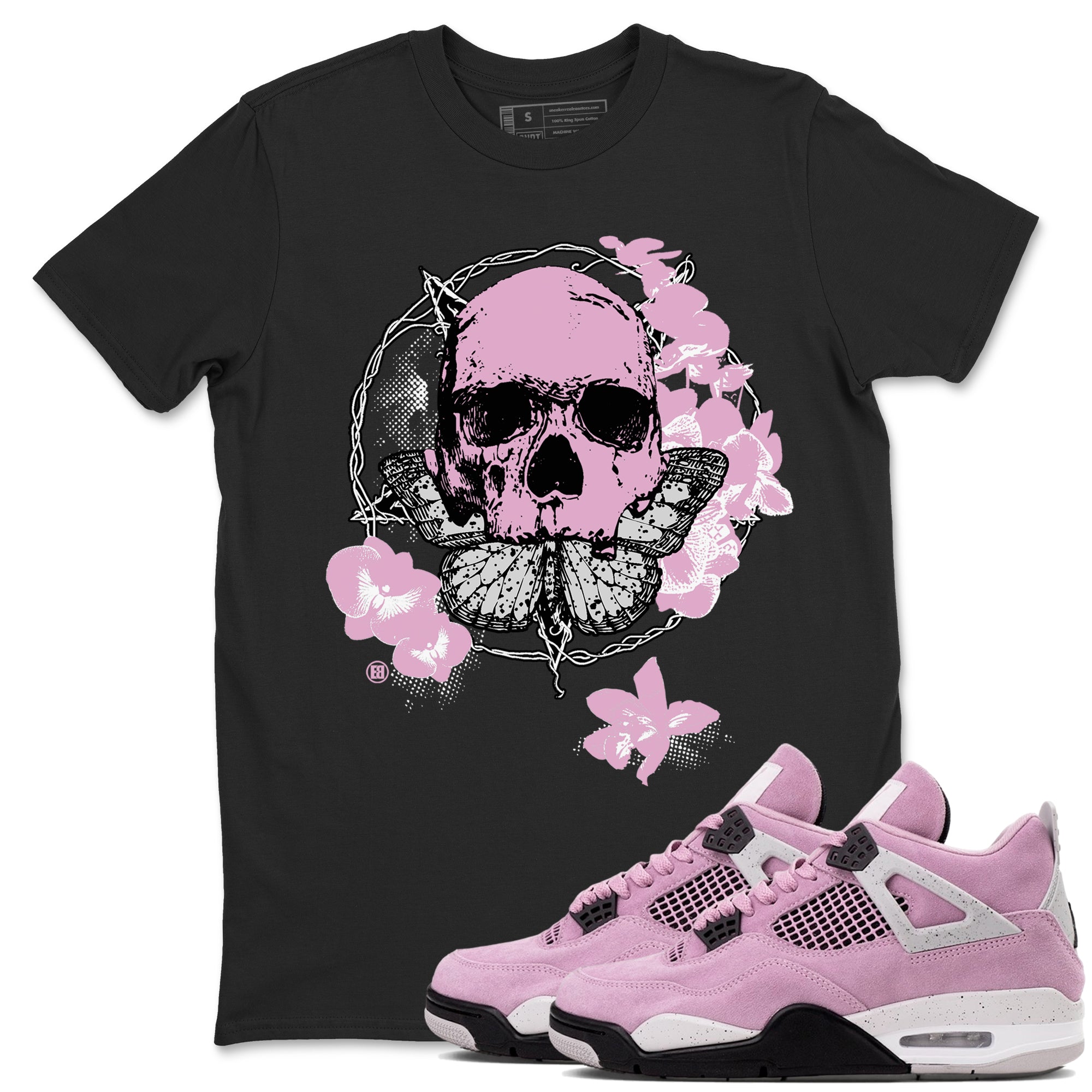 Carpe Diem Skull snkmatch Tees - Air Jordan 4 Orchid