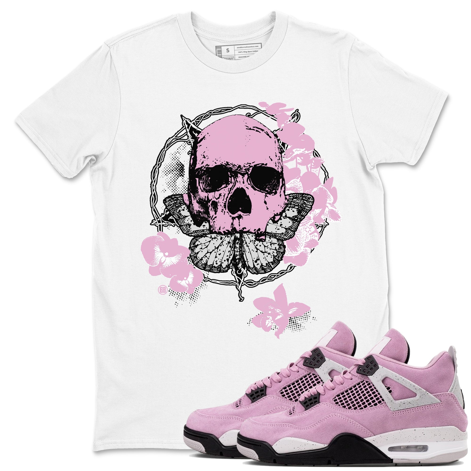 Carpe Diem Skull snkmatch Tees - Air Jordan 4 Orchid