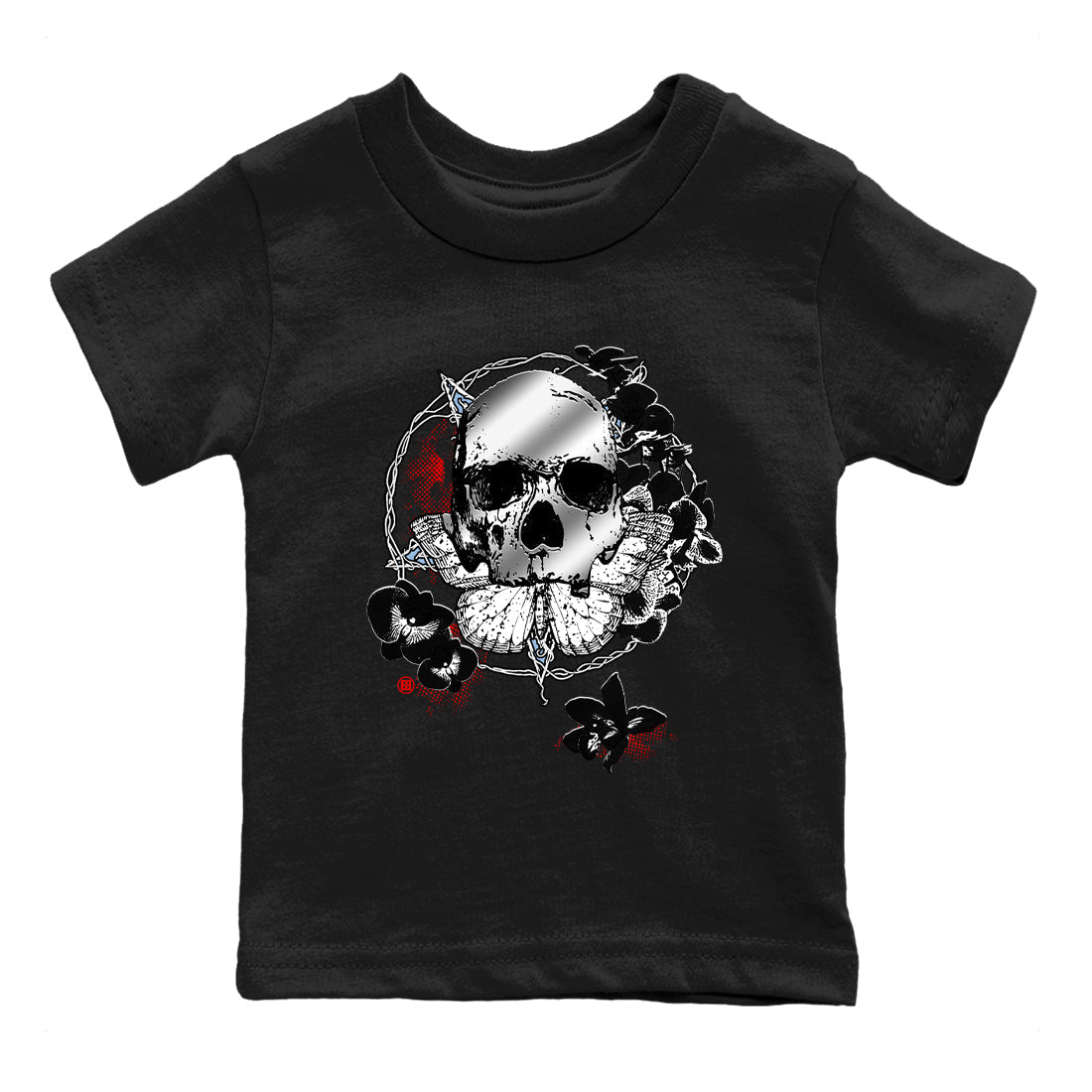 Carpe Diem Skull snkmatch Tees Kids - Air Jordan 5 Reimagined