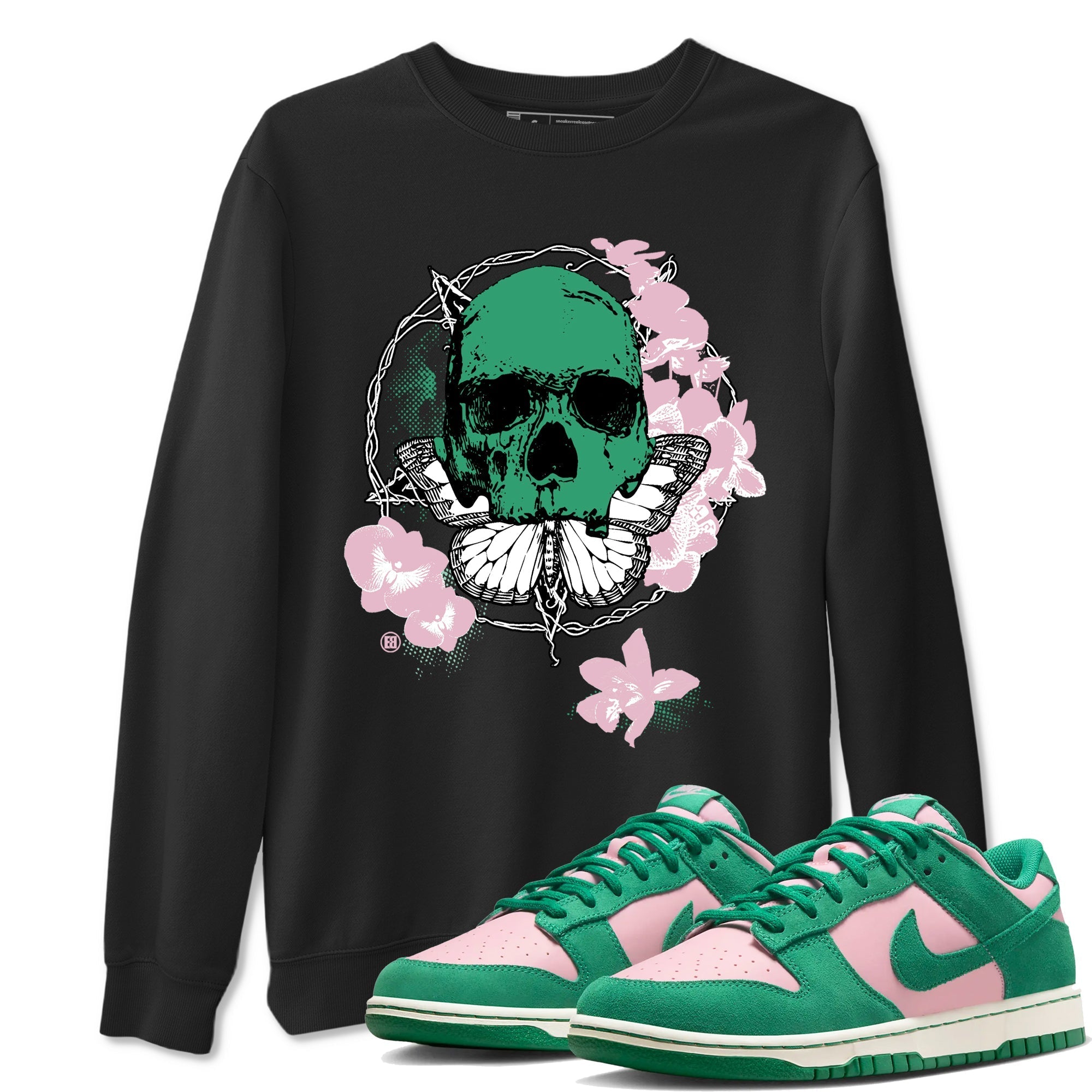 Carpe Diem Skull snkmatch Tees - Dunk Medium Soft Pink Malachite