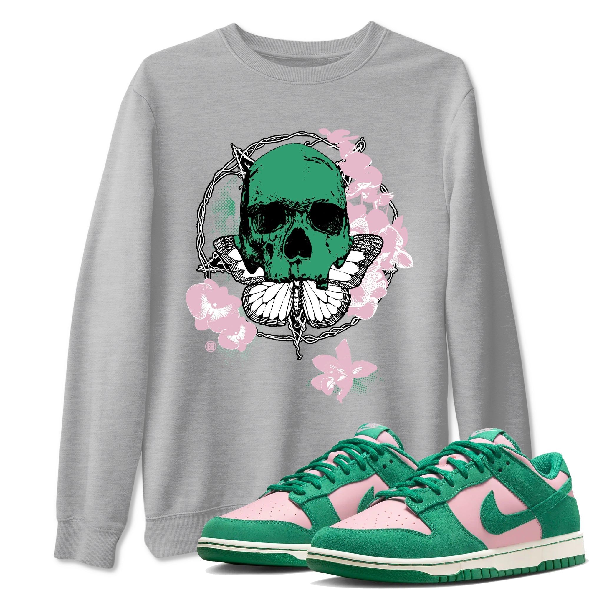 Carpe Diem Skull snkmatch Tees - Dunk Medium Soft Pink Malachite