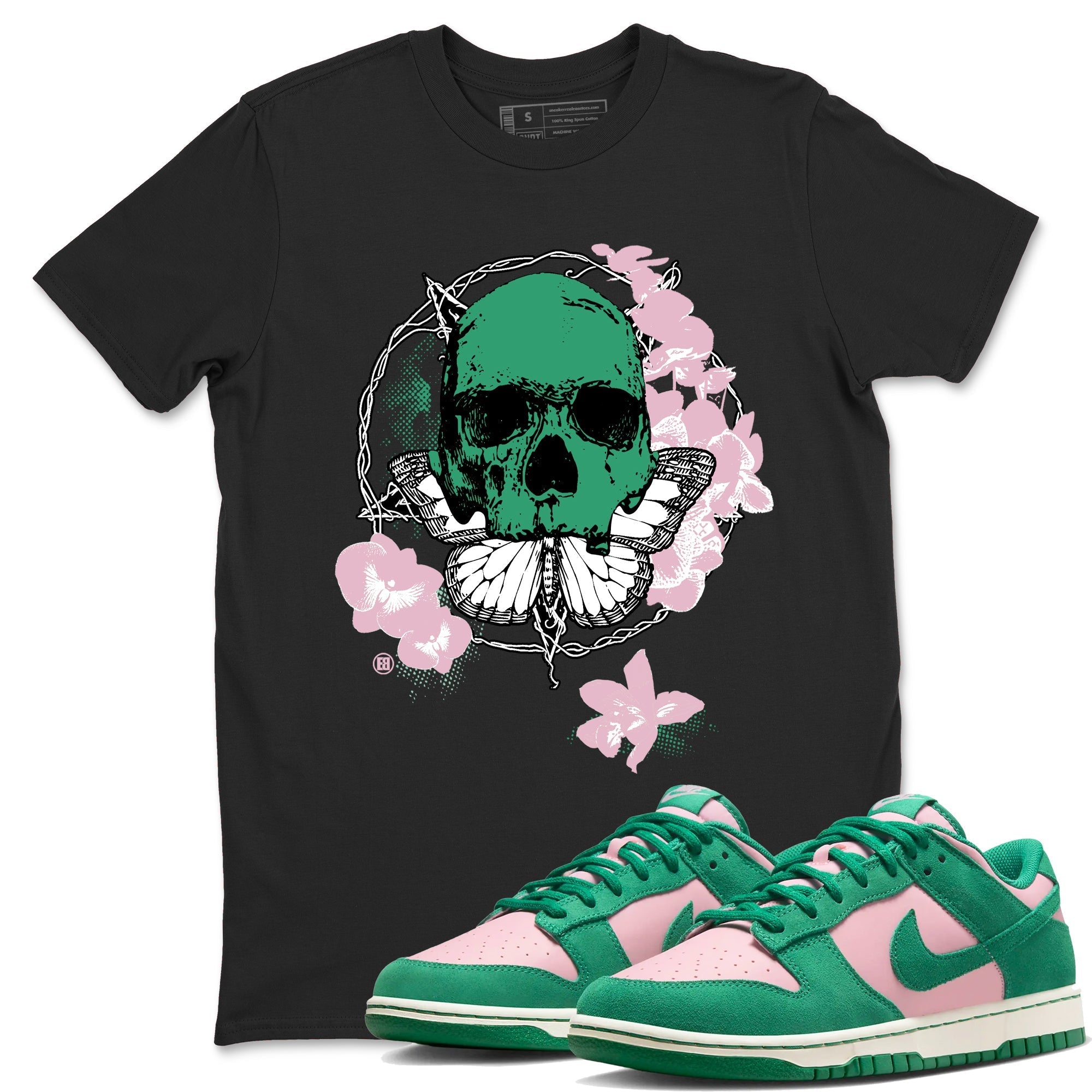 Carpe Diem Skull snkmatch Tees - Dunk Medium Soft Pink Malachite