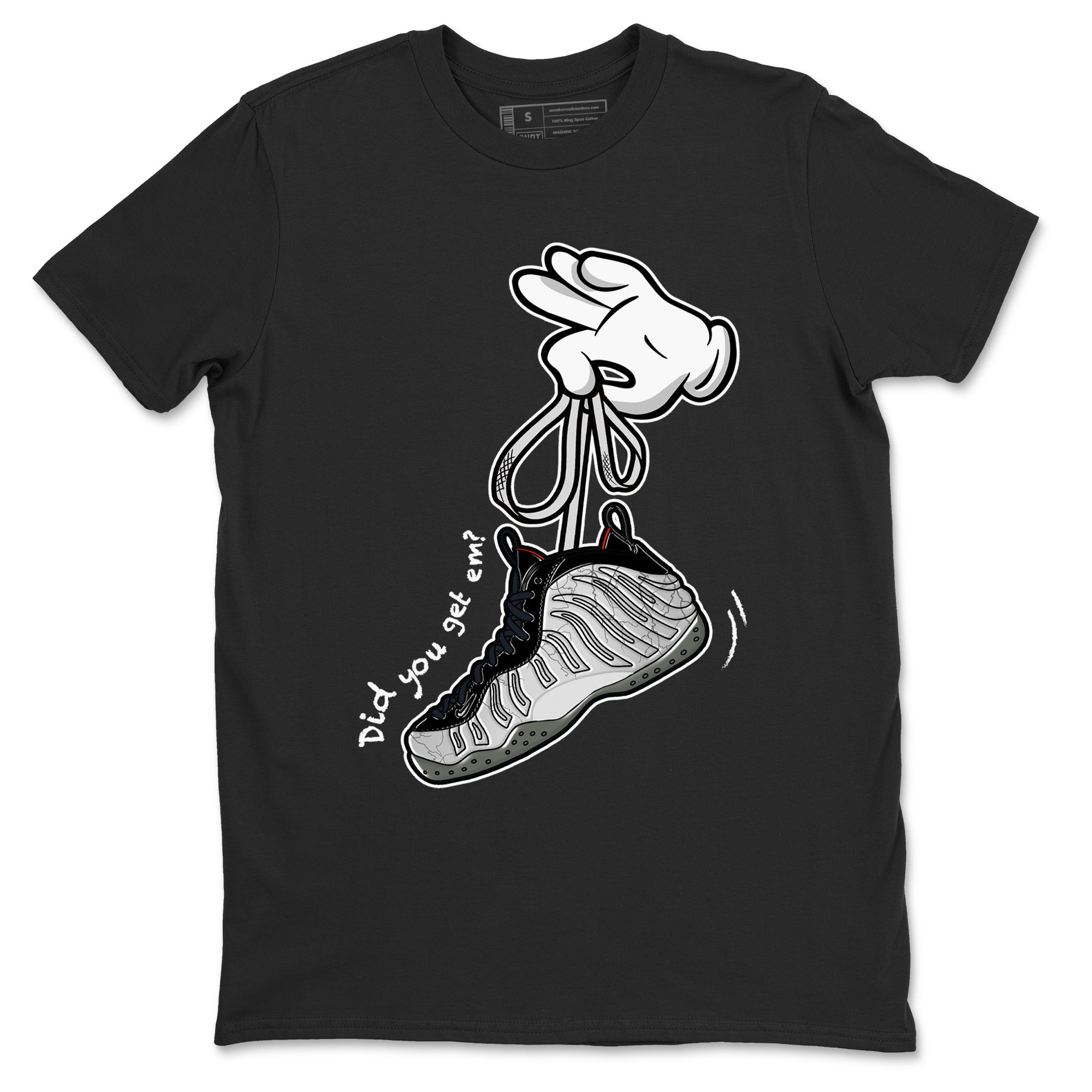 Cartoon Hands snkmatch Tees - Air Foamposite One Jin