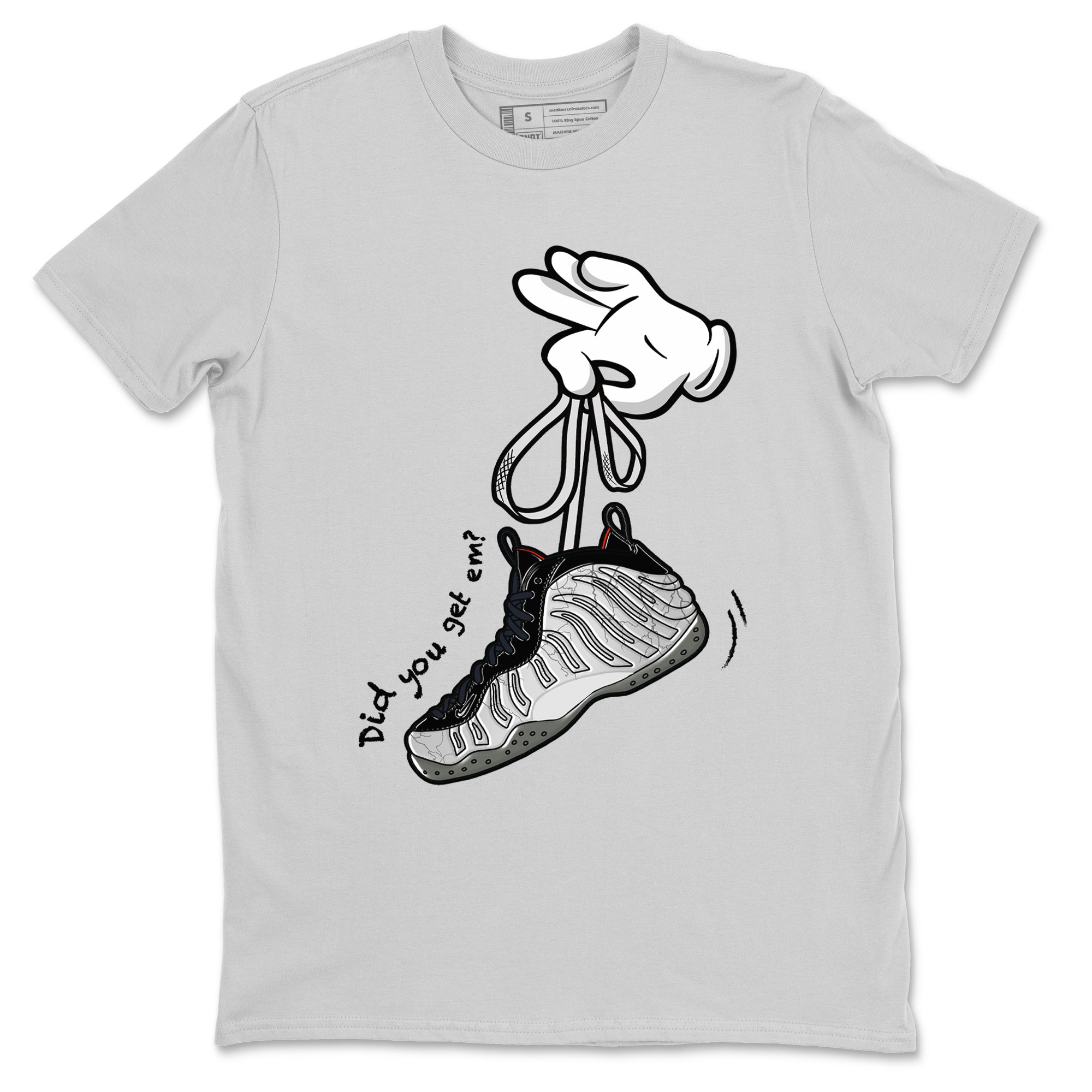 Cartoon Hands snkmatch Tees - Air Foamposite One Jin