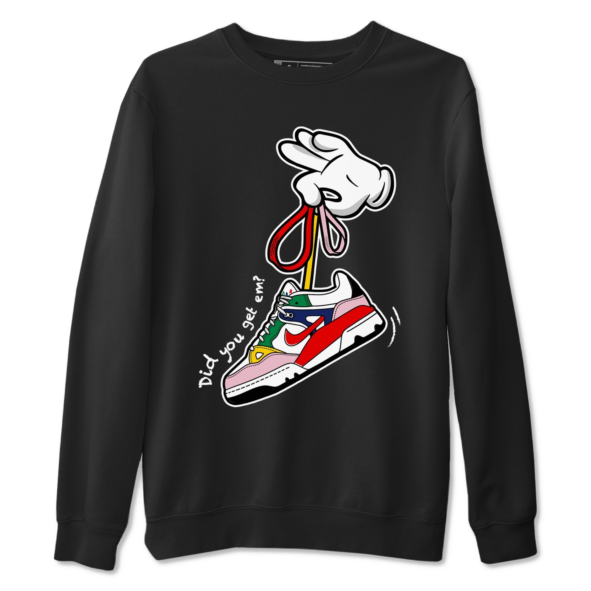 Cartoon Hands snkmatch Tees - Air Force 3 Blue Void and Tour Yellow