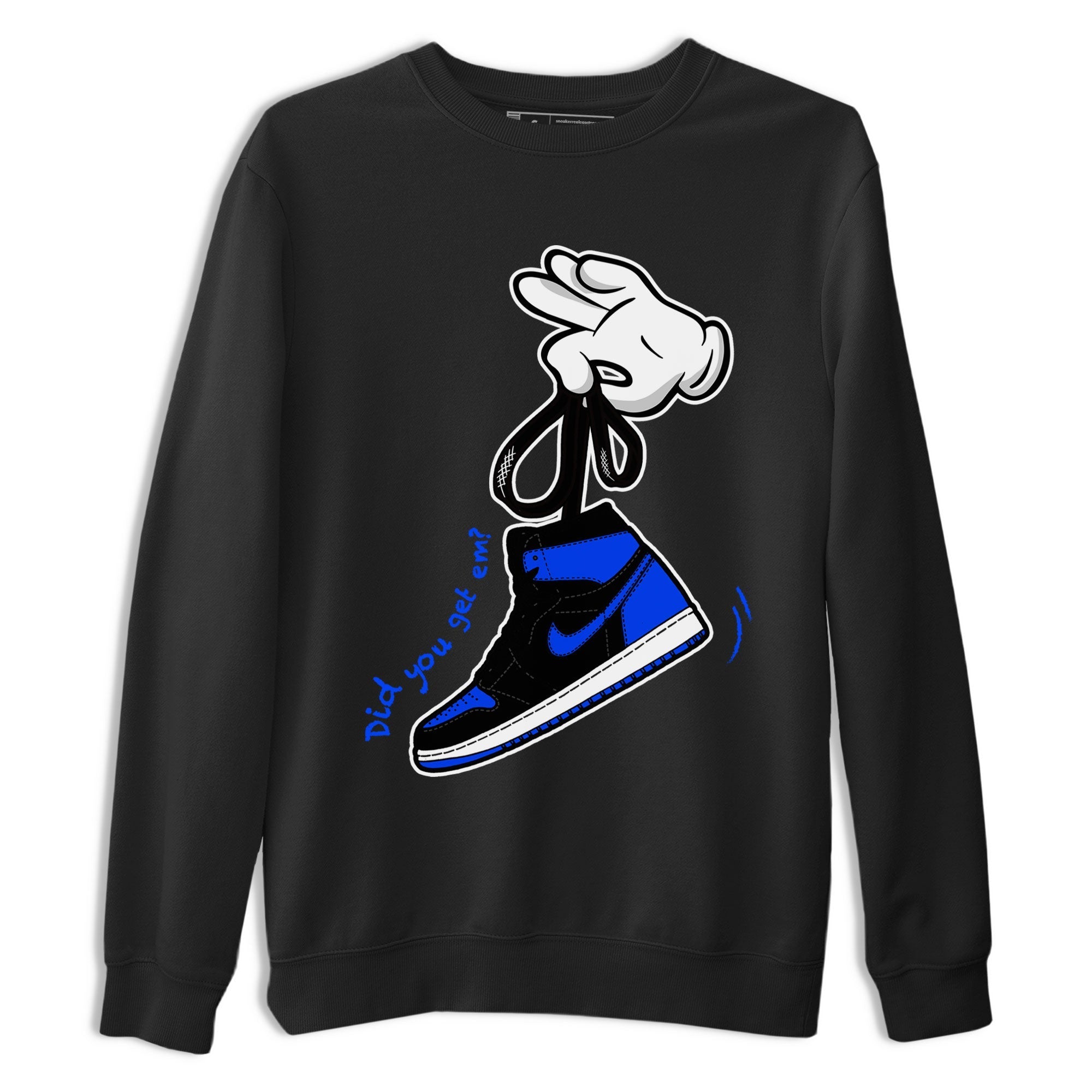 Cartoon Hands snkmatch Tee - Air Jordan 1 Royal Reimagined