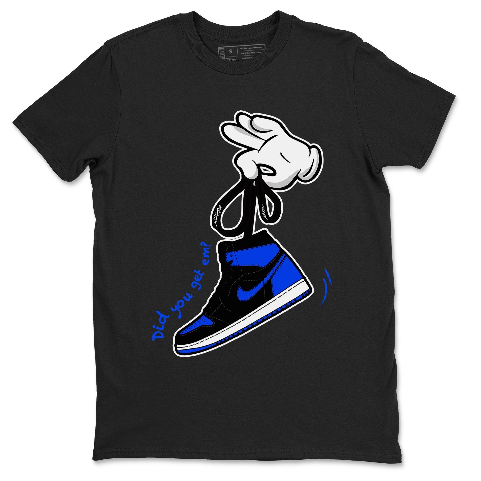 Cartoon Hands snkmatch Tee - Air Jordan 1 Royal Reimagined