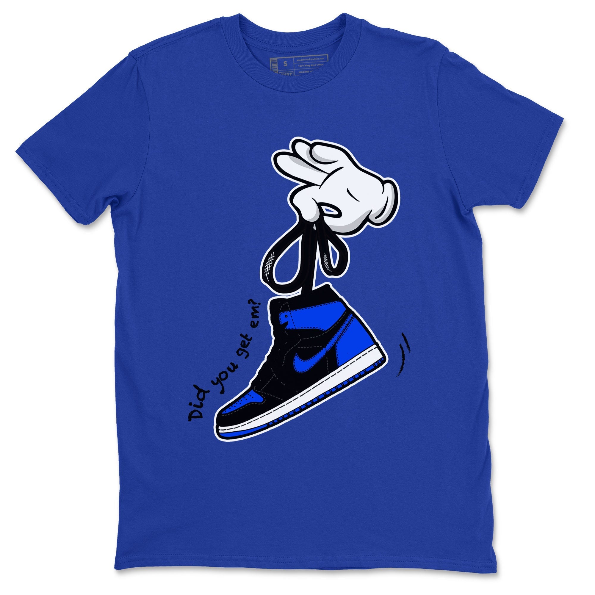 Cartoon Hands snkmatch Tee - Air Jordan 1 Royal Reimagined