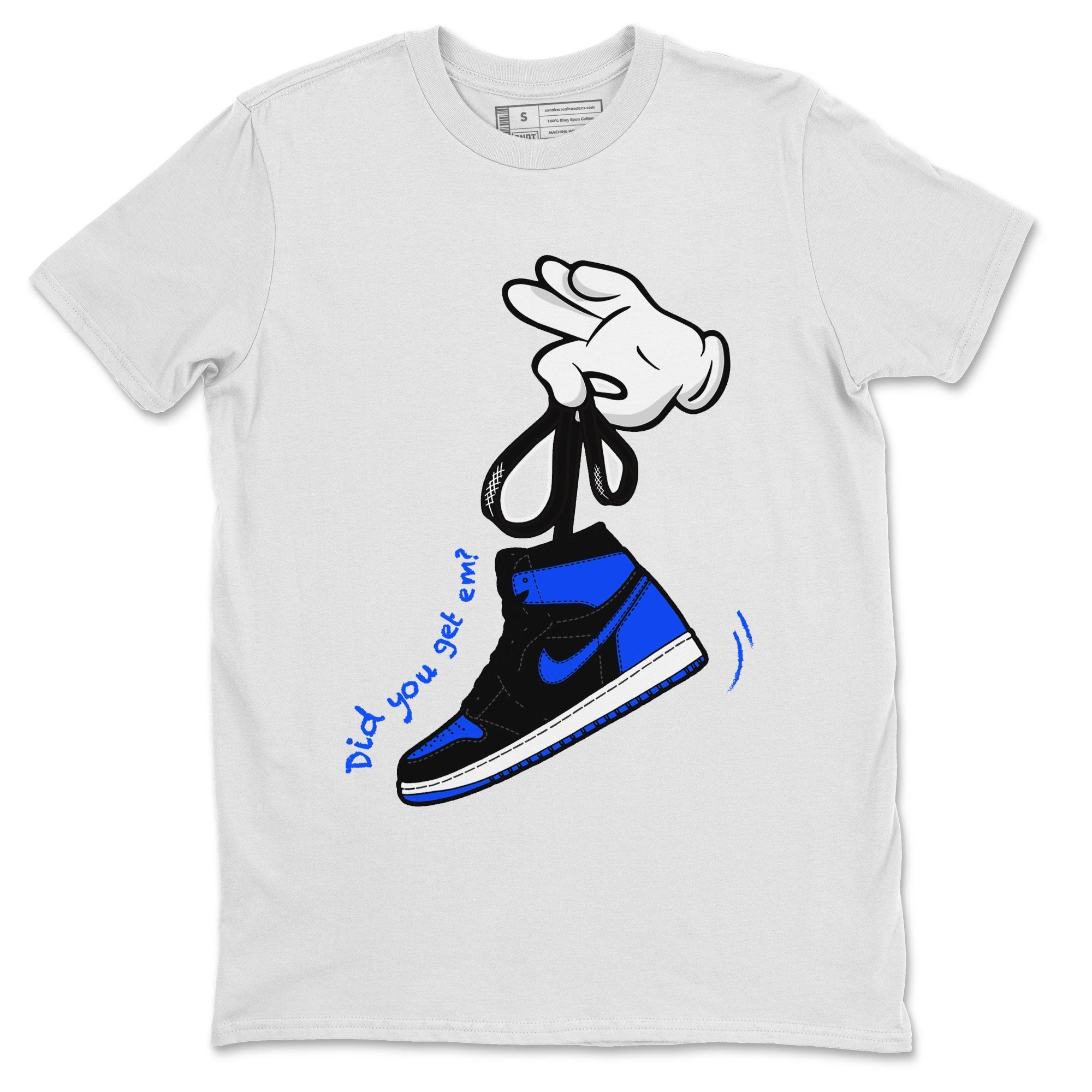 Cartoon Hands snkmatch Tee - Air Jordan 1 Royal Reimagined