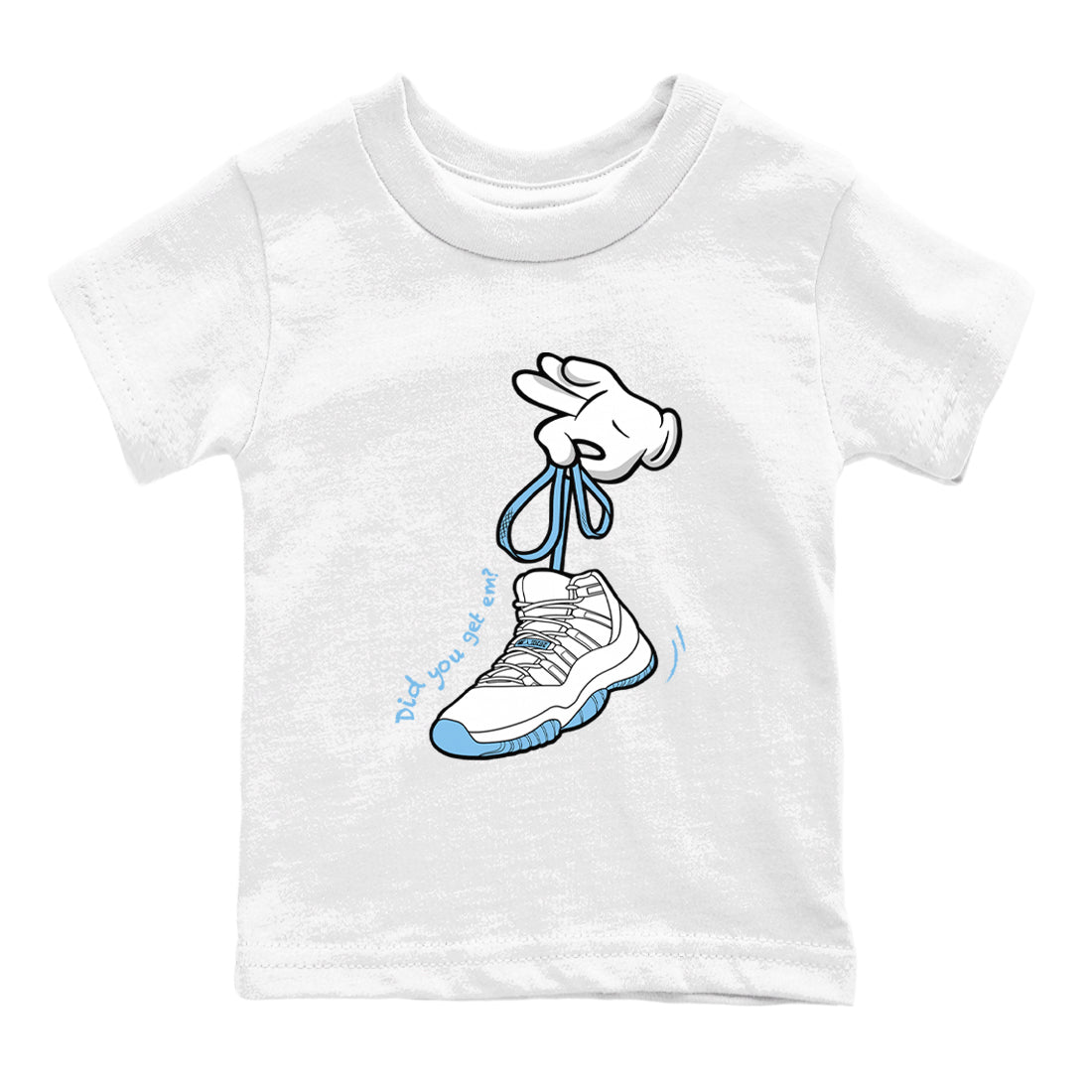 Cartoon Hands snkmatch Tees Kids - Air Jordan 11 Legend Blue